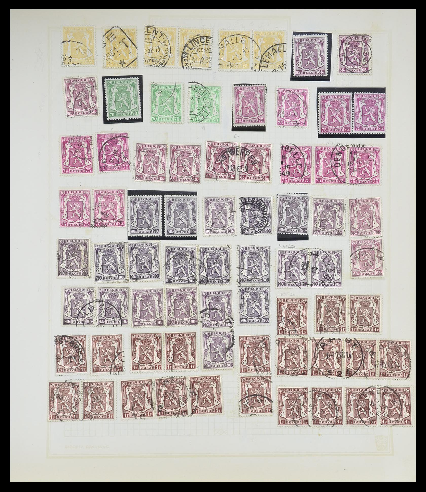 33527 053 - Postzegelverzameling 33527 Wereld 1880-1960.