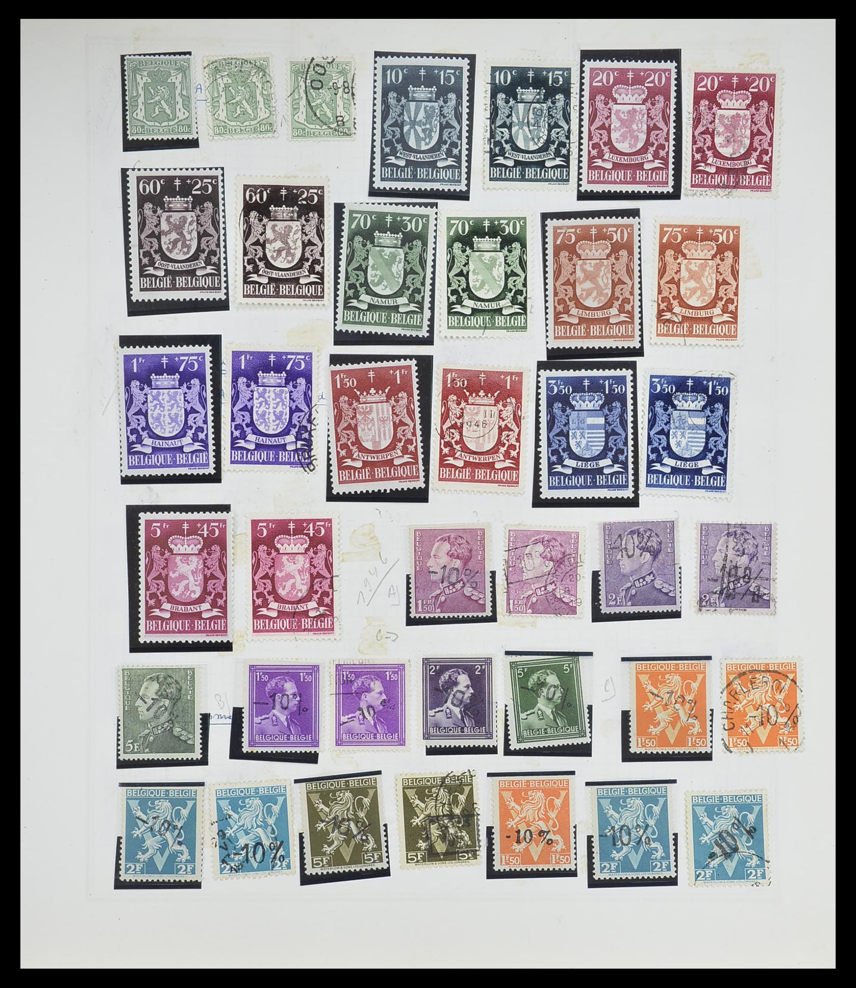 33527 054 - Postzegelverzameling 33527 Wereld 1880-1960.