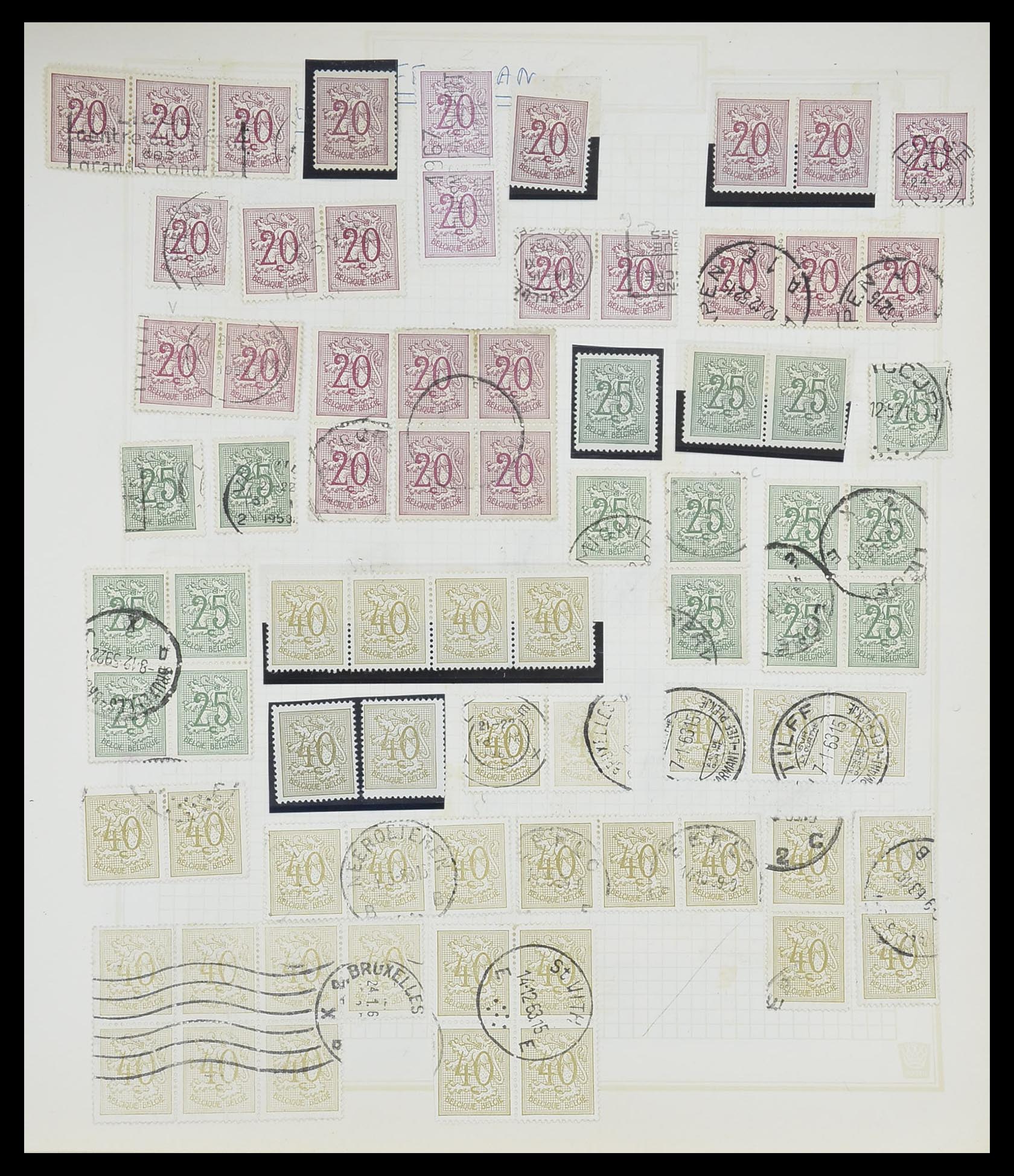 33527 062 - Postzegelverzameling 33527 Wereld 1880-1960.