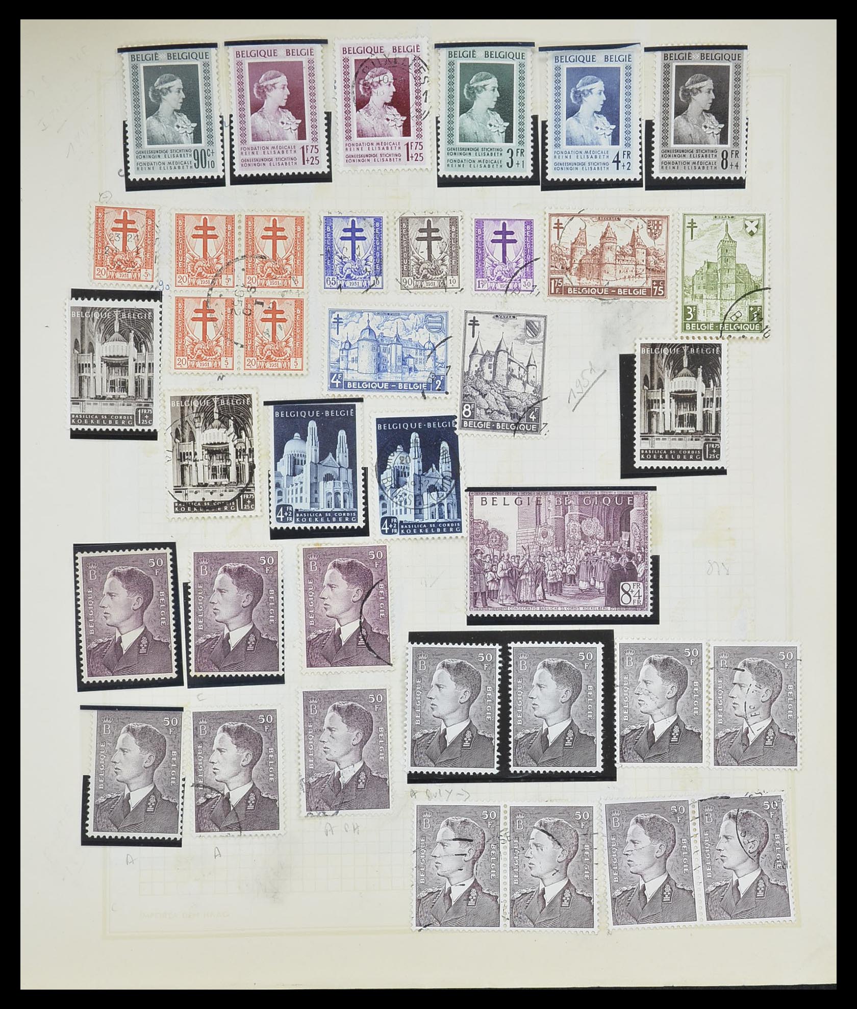 33527 068 - Postzegelverzameling 33527 Wereld 1880-1960.