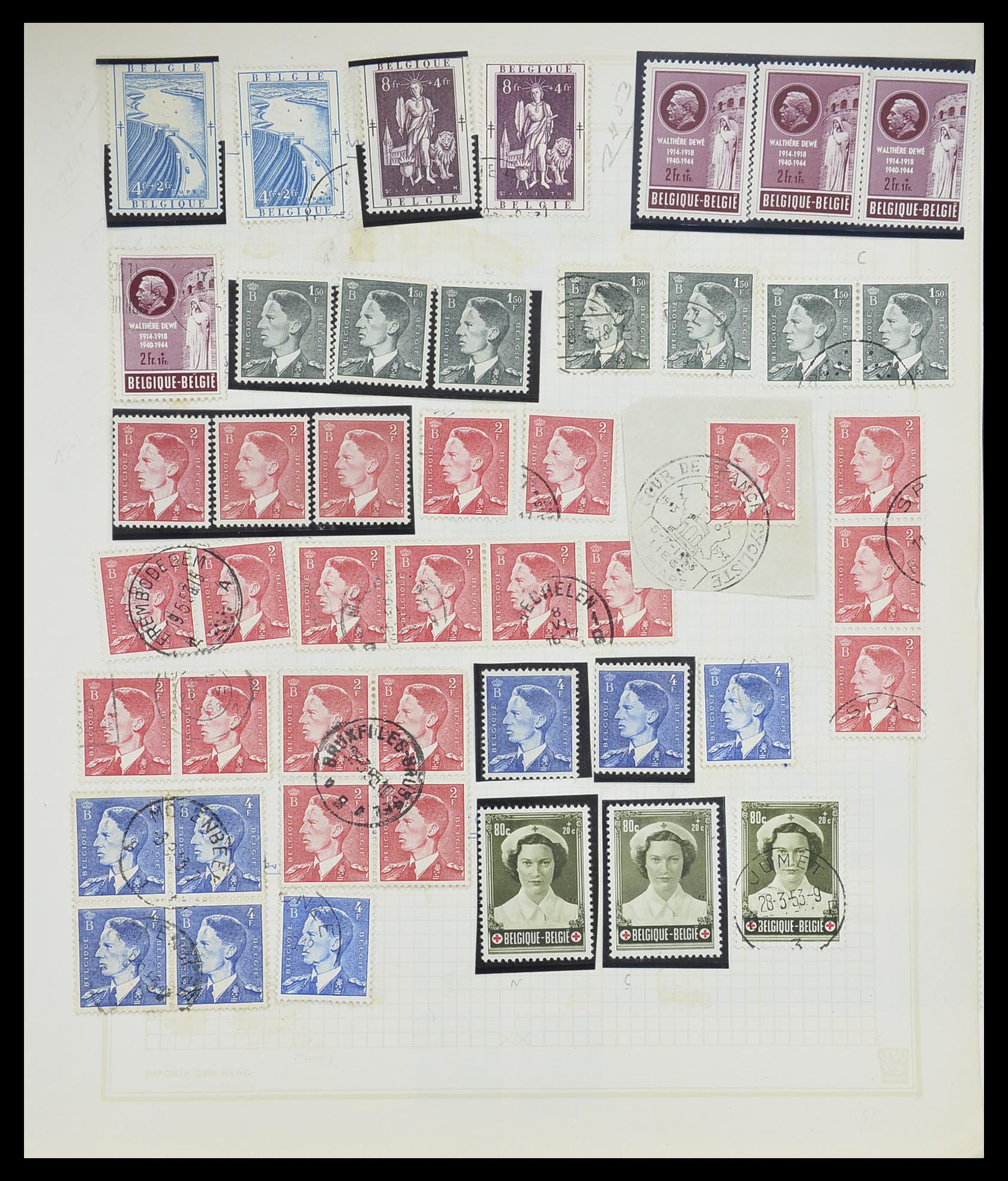 33527 070 - Postzegelverzameling 33527 Wereld 1880-1960.