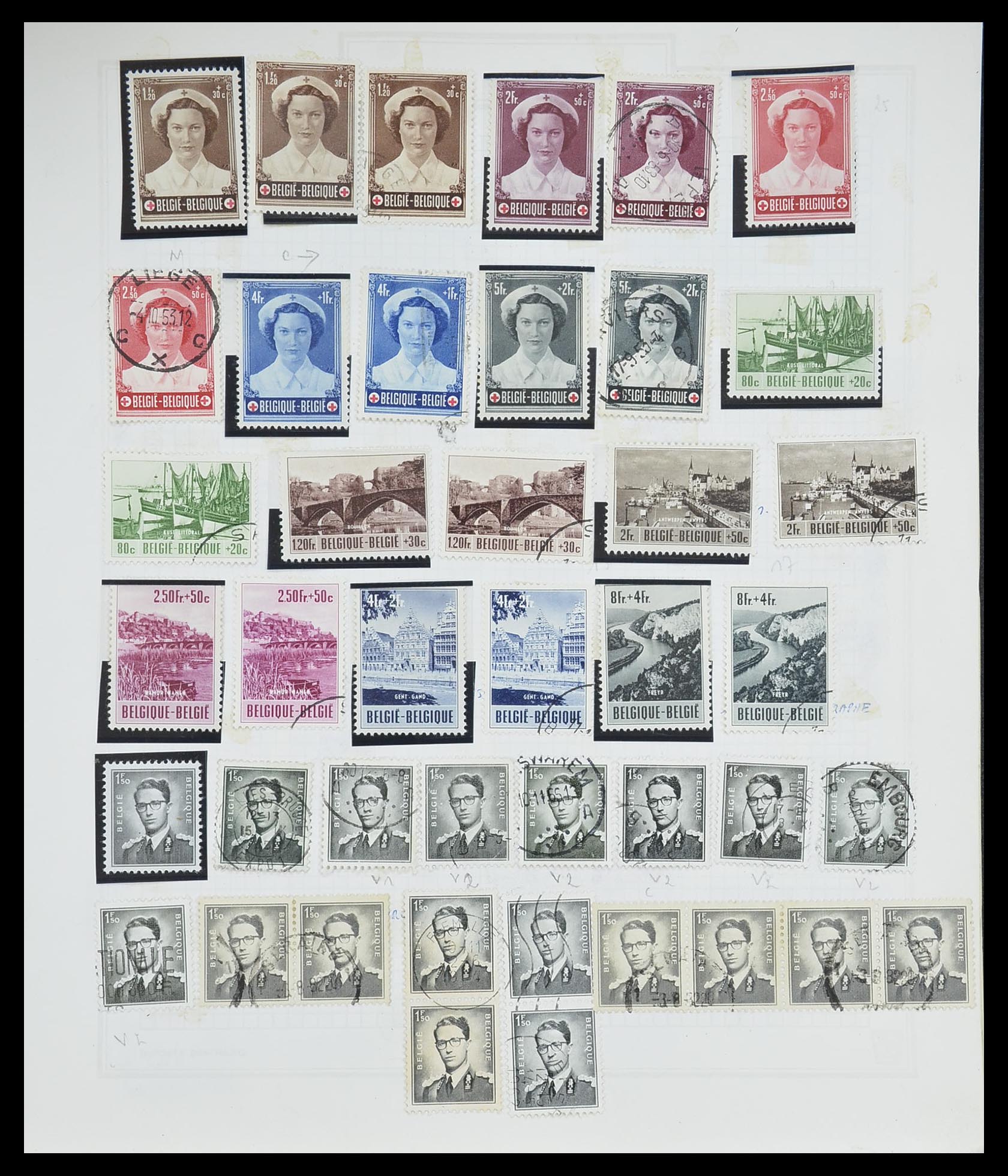 33527 071 - Postzegelverzameling 33527 Wereld 1880-1960.