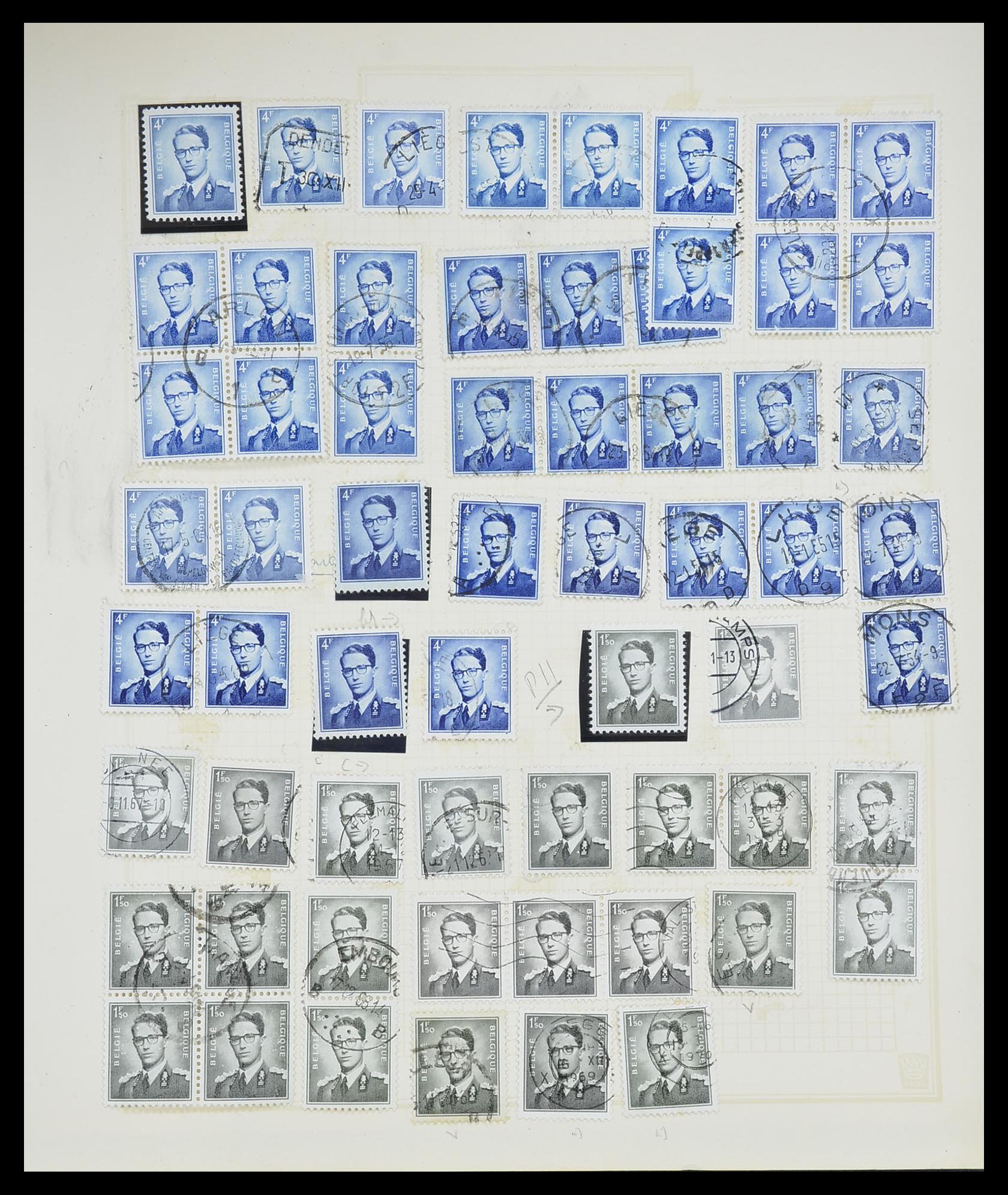 33527 073 - Postzegelverzameling 33527 Wereld 1880-1960.
