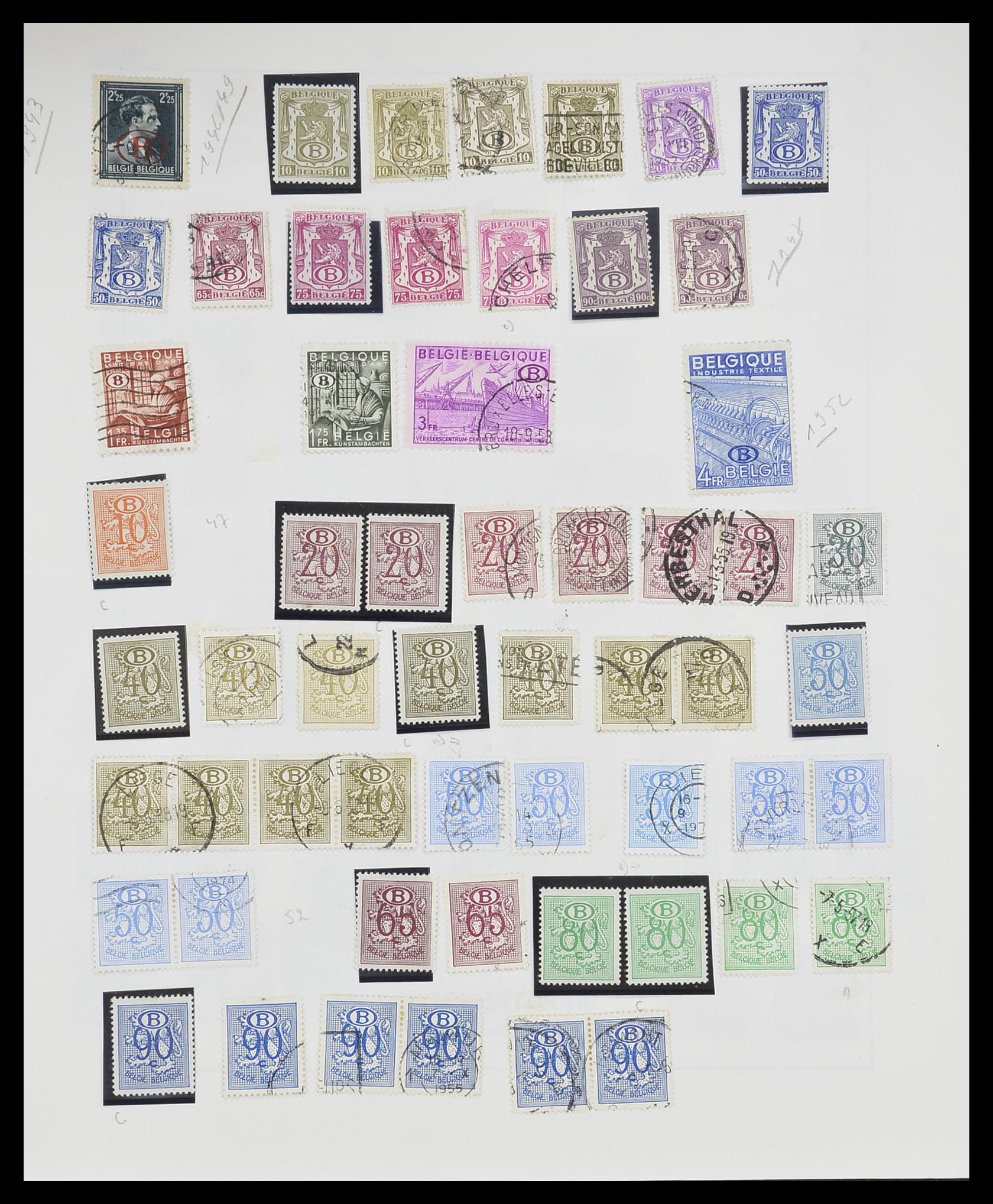 33527 075 - Postzegelverzameling 33527 Wereld 1880-1960.