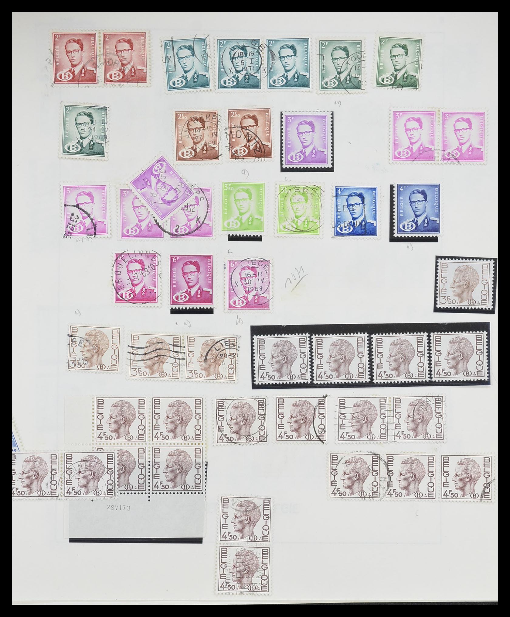 33527 077 - Postzegelverzameling 33527 Wereld 1880-1960.