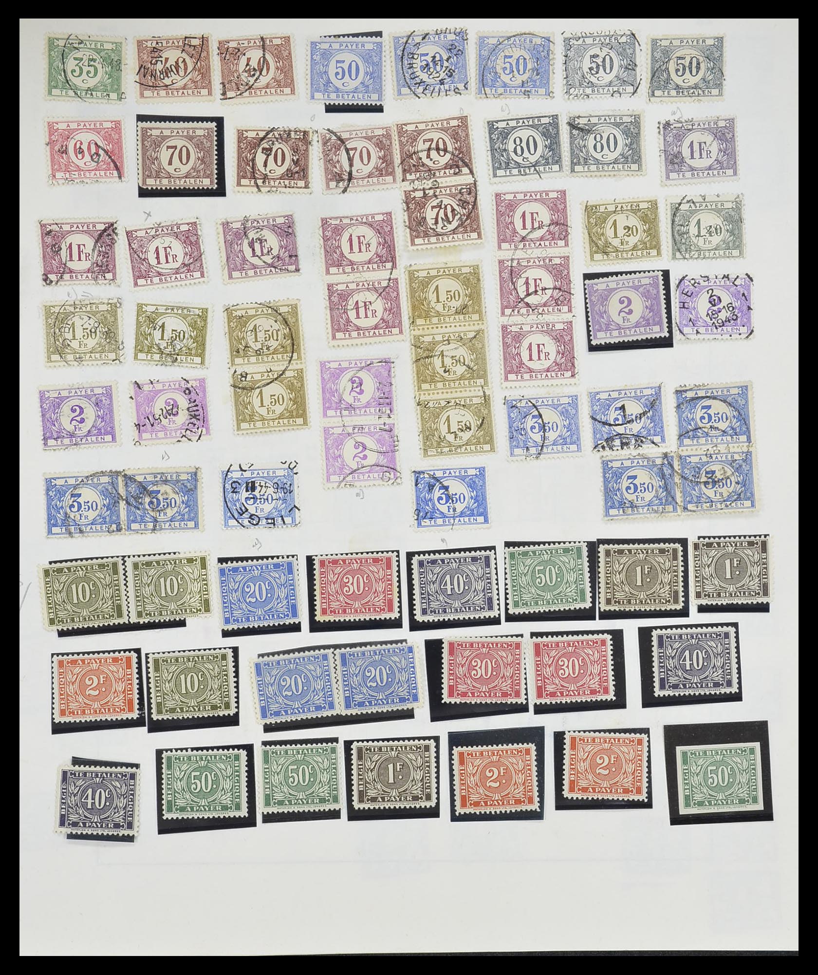 33527 082 - Postzegelverzameling 33527 Wereld 1880-1960.