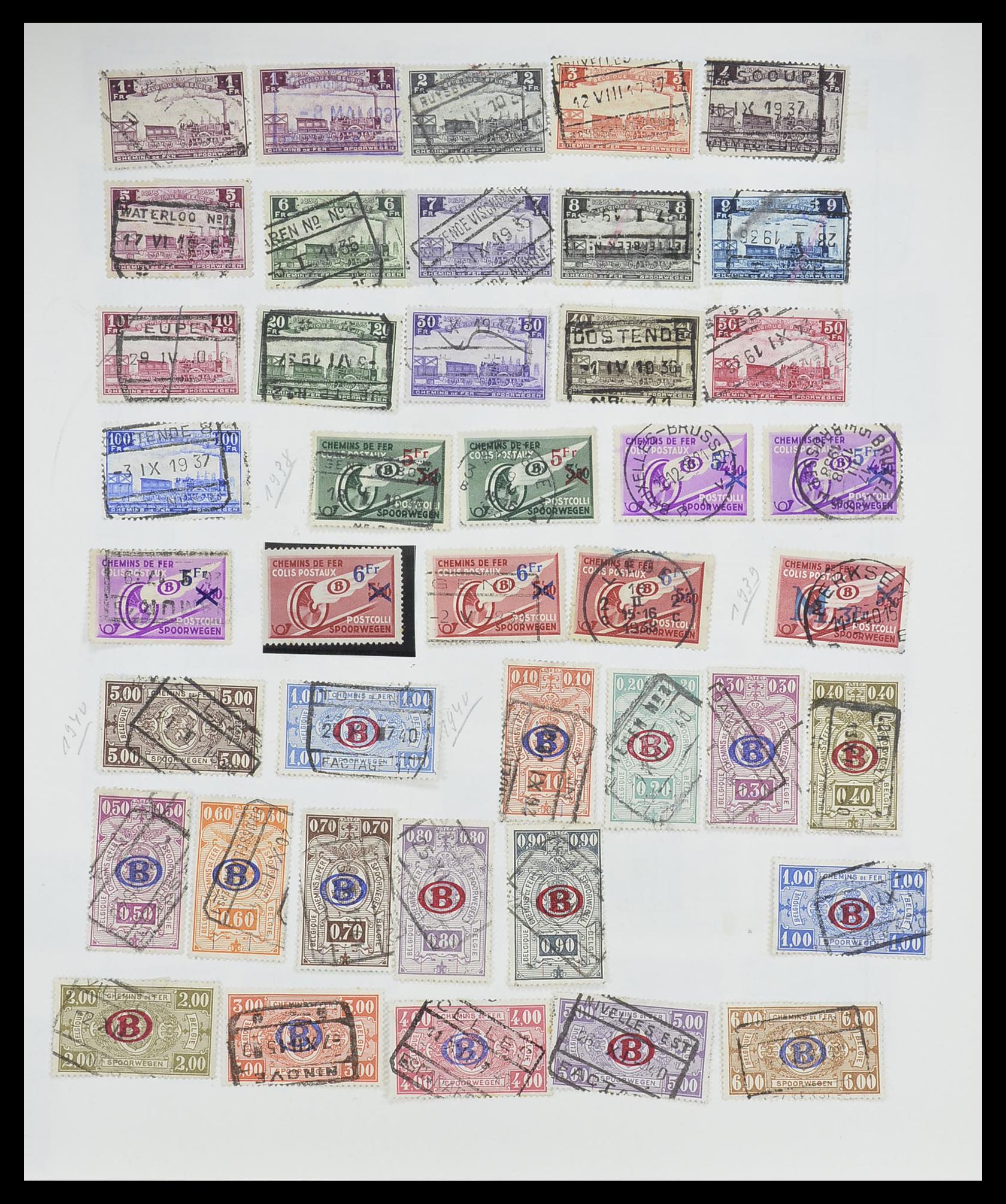 33527 092 - Postzegelverzameling 33527 Wereld 1880-1960.