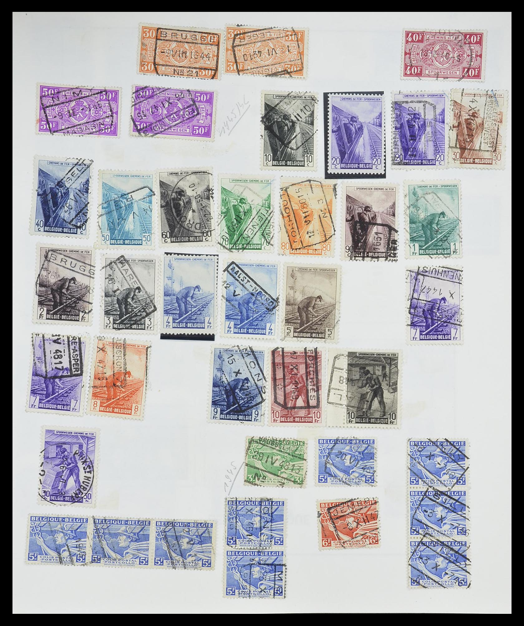 33527 094 - Postzegelverzameling 33527 Wereld 1880-1960.