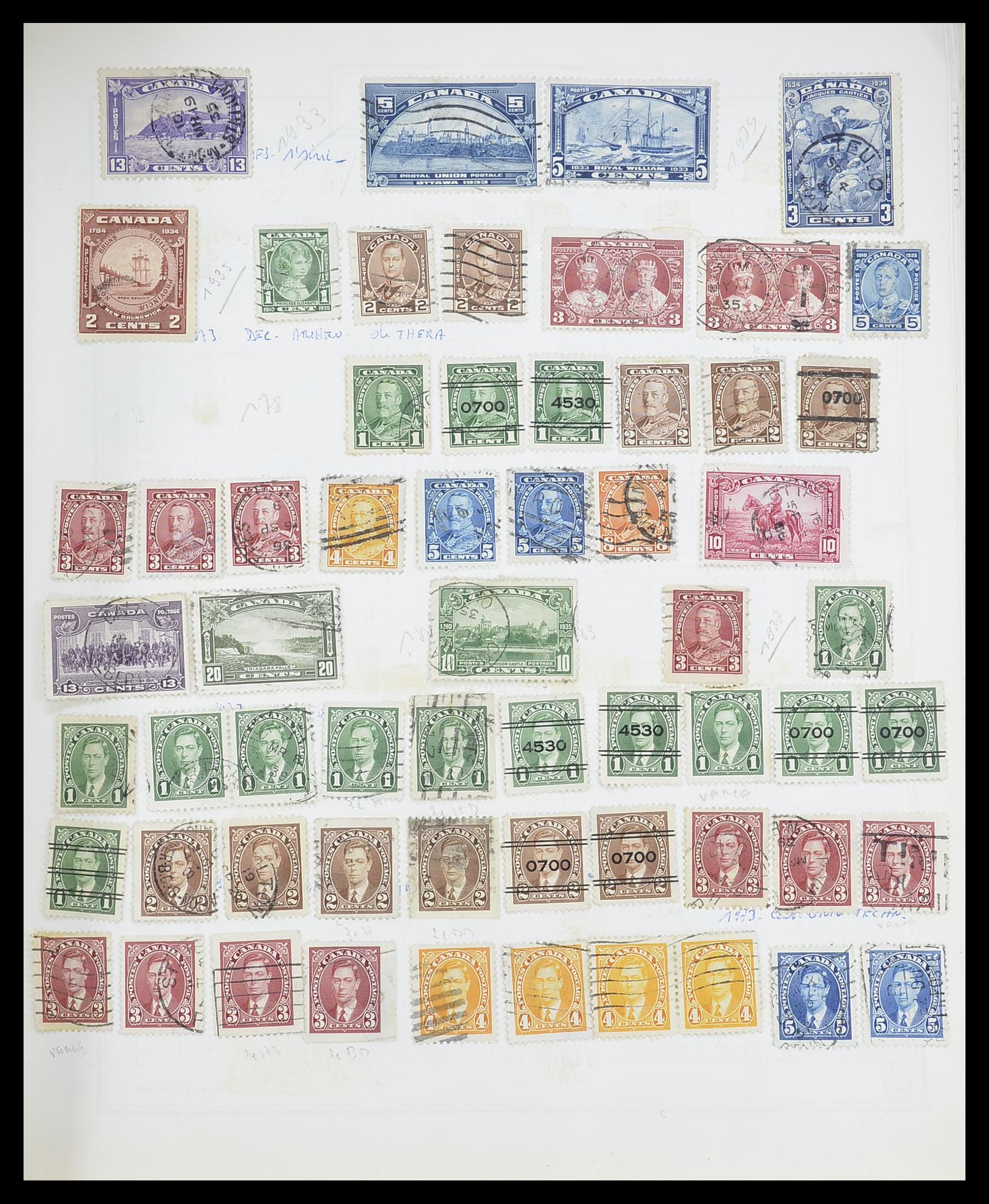 33527 762 - Postzegelverzameling 33527 Wereld 1880-1960.