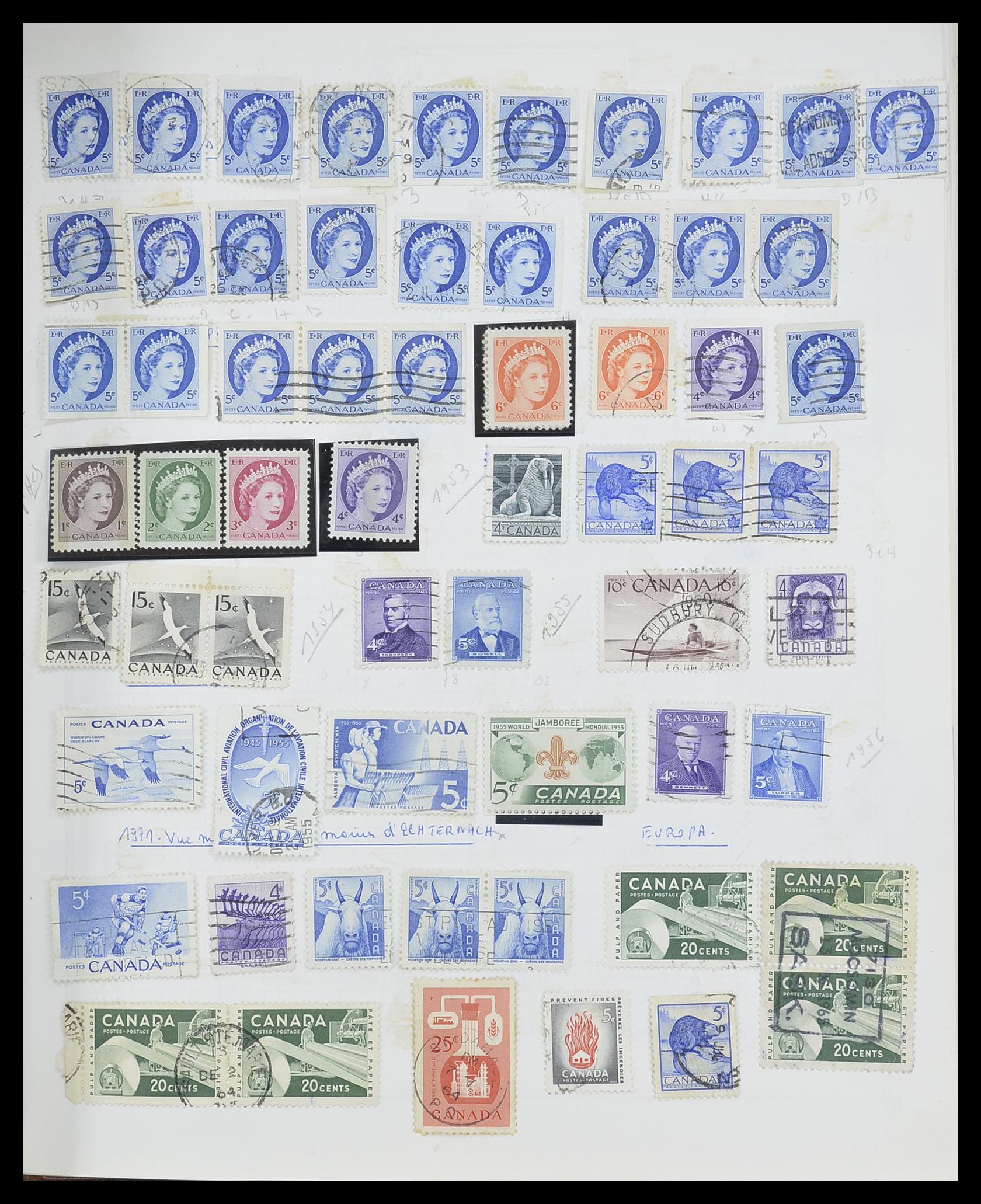33527 767 - Postzegelverzameling 33527 Wereld 1880-1960.