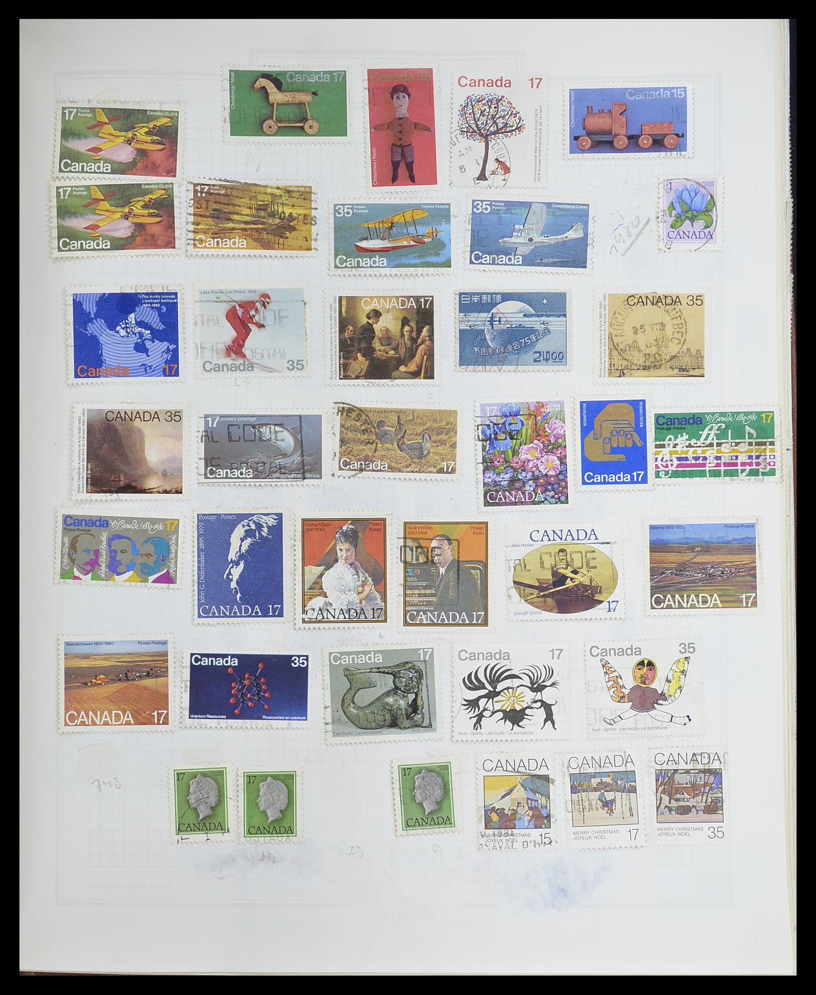 33527 785 - Postzegelverzameling 33527 Wereld 1880-1960.