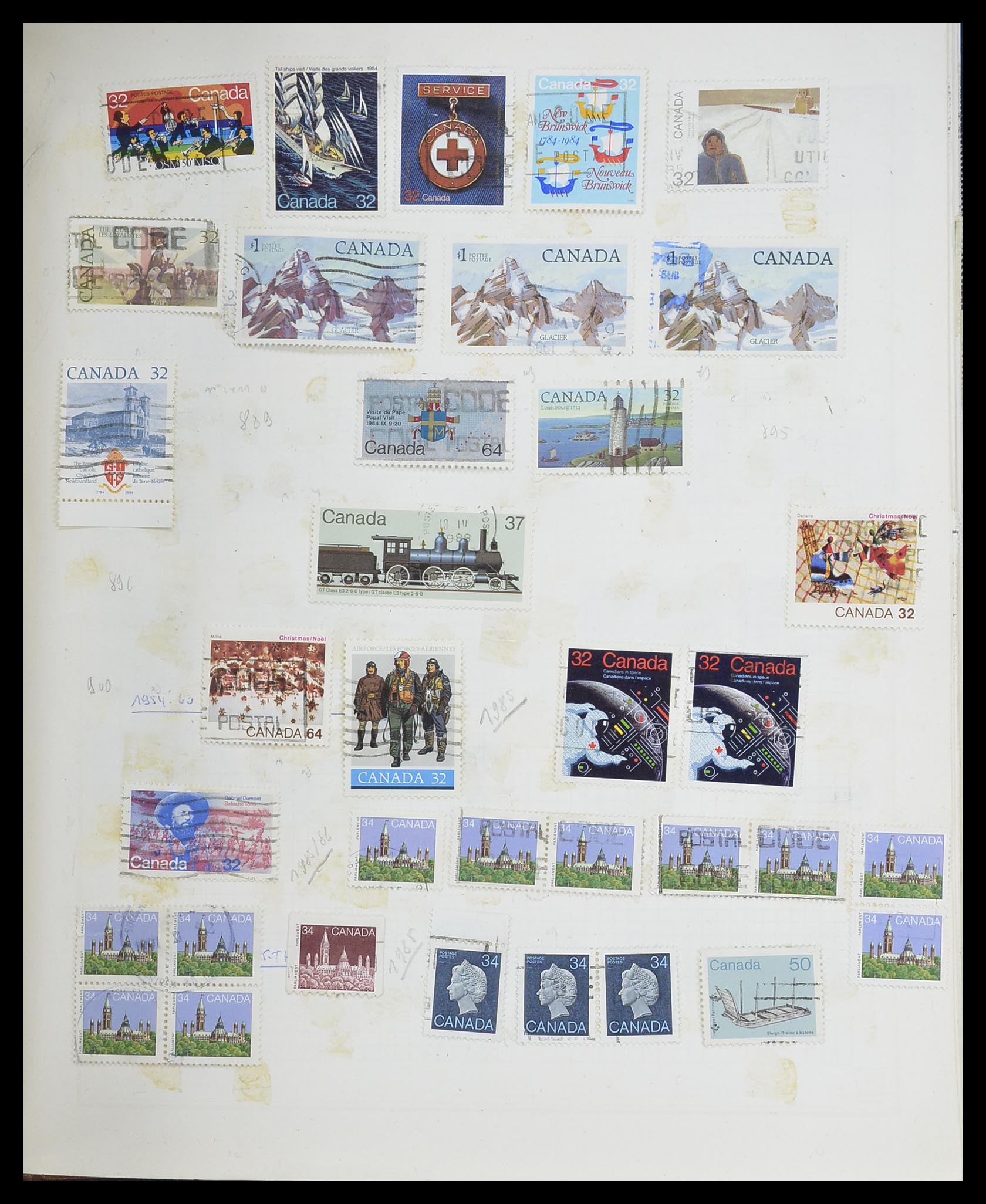 33527 789 - Postzegelverzameling 33527 Wereld 1880-1960.