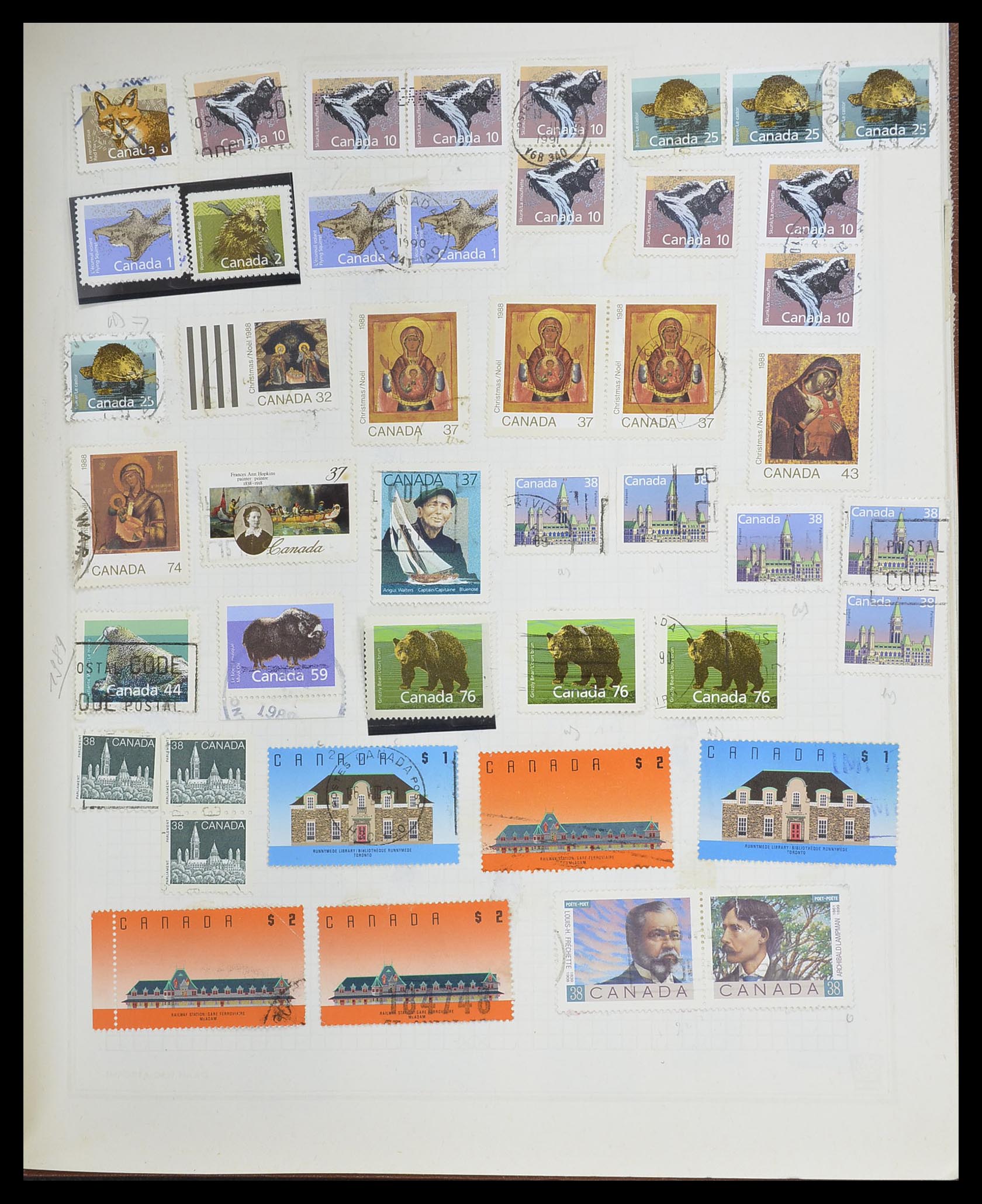 33527 792 - Postzegelverzameling 33527 Wereld 1880-1960.