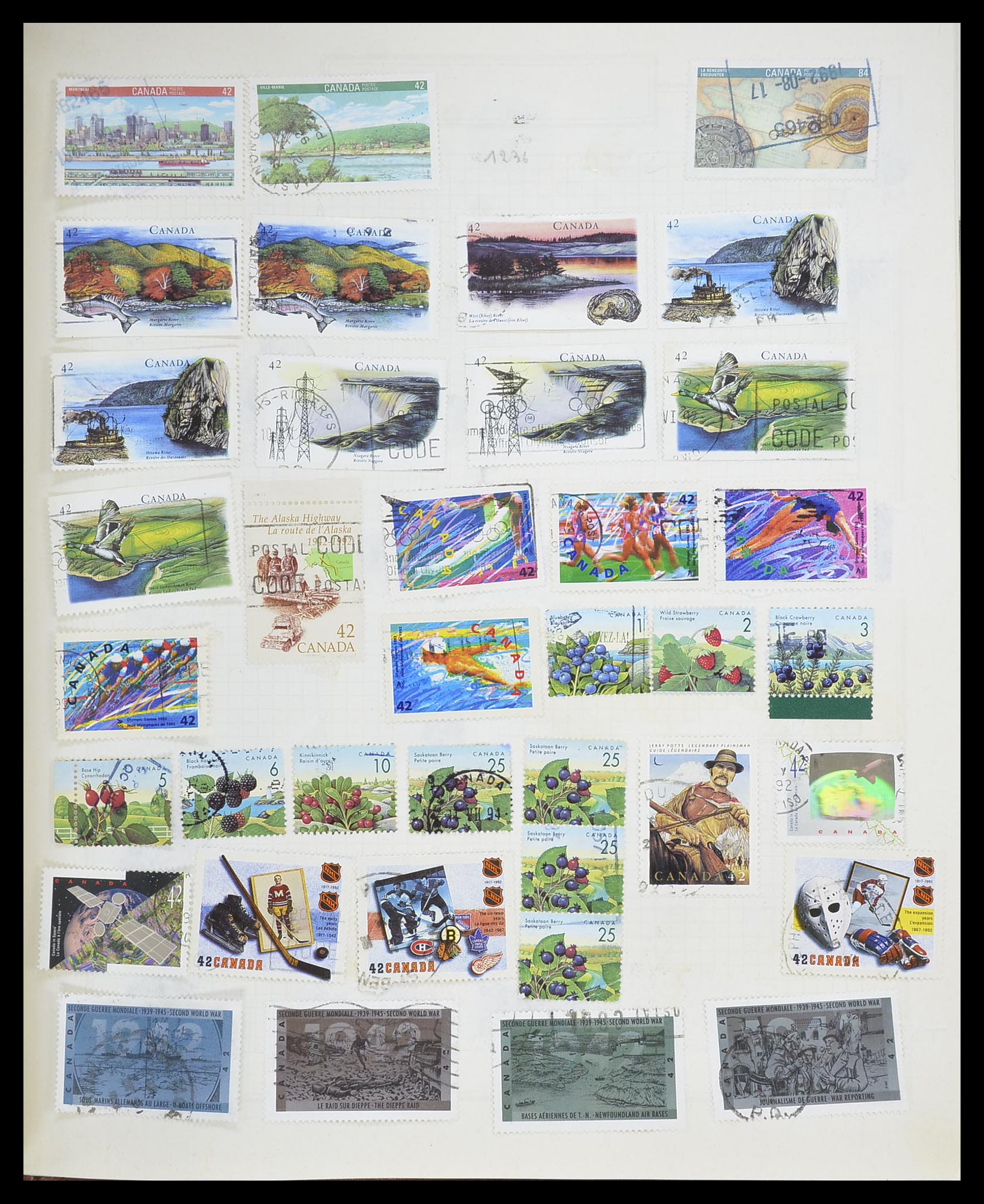 33527 795 - Postzegelverzameling 33527 Wereld 1880-1960.
