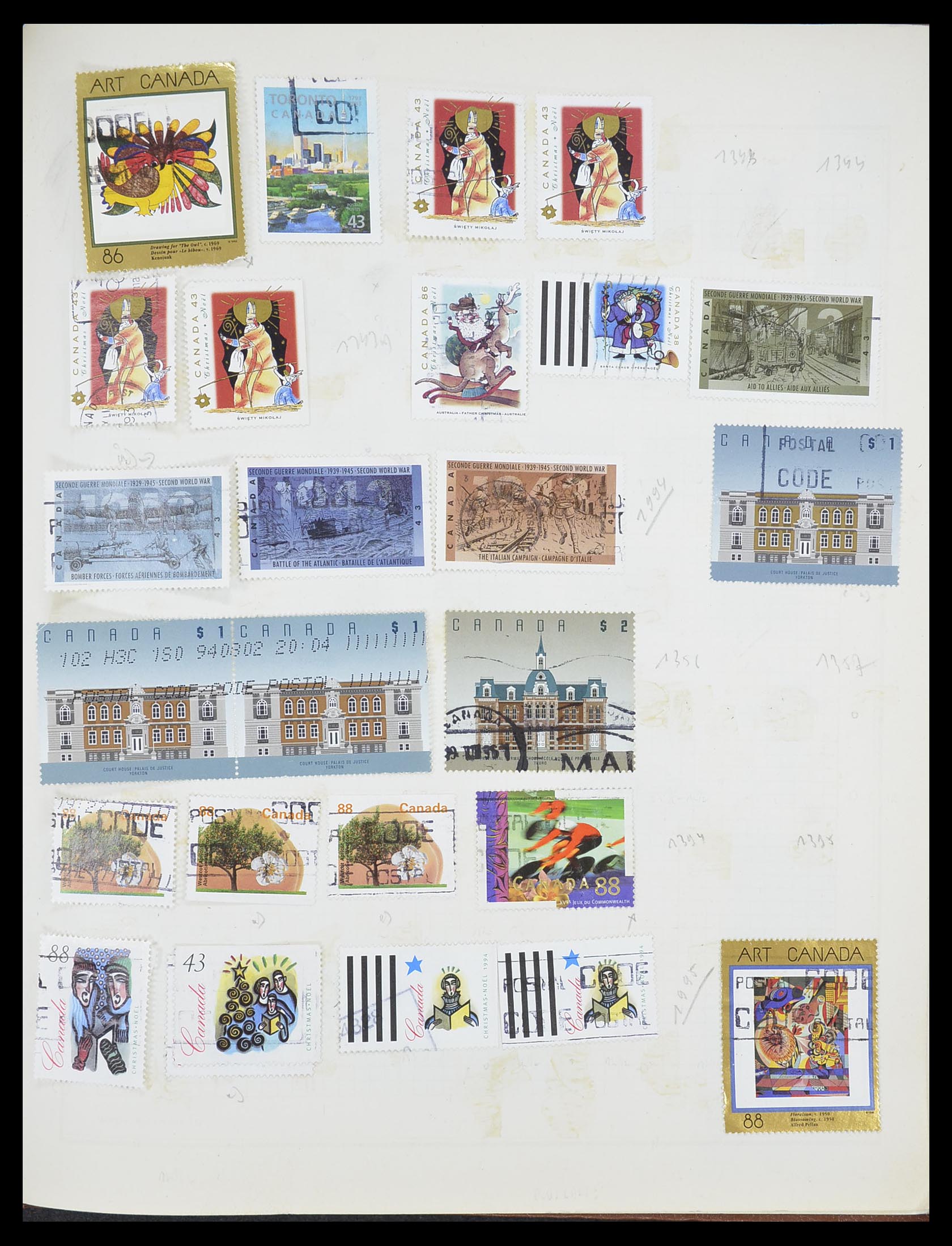 33527 797 - Postzegelverzameling 33527 Wereld 1880-1960.
