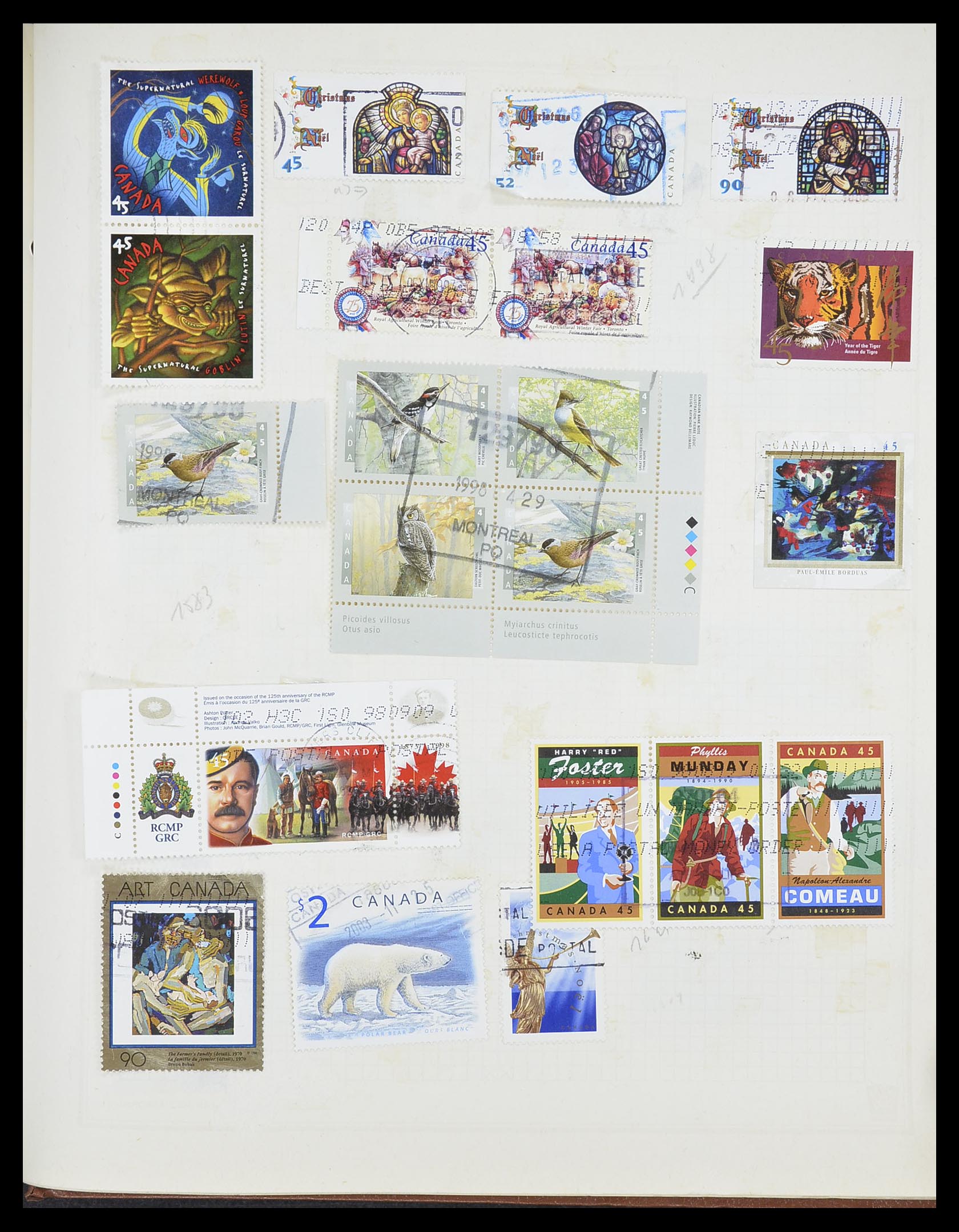 33527 800 - Postzegelverzameling 33527 Wereld 1880-1960.