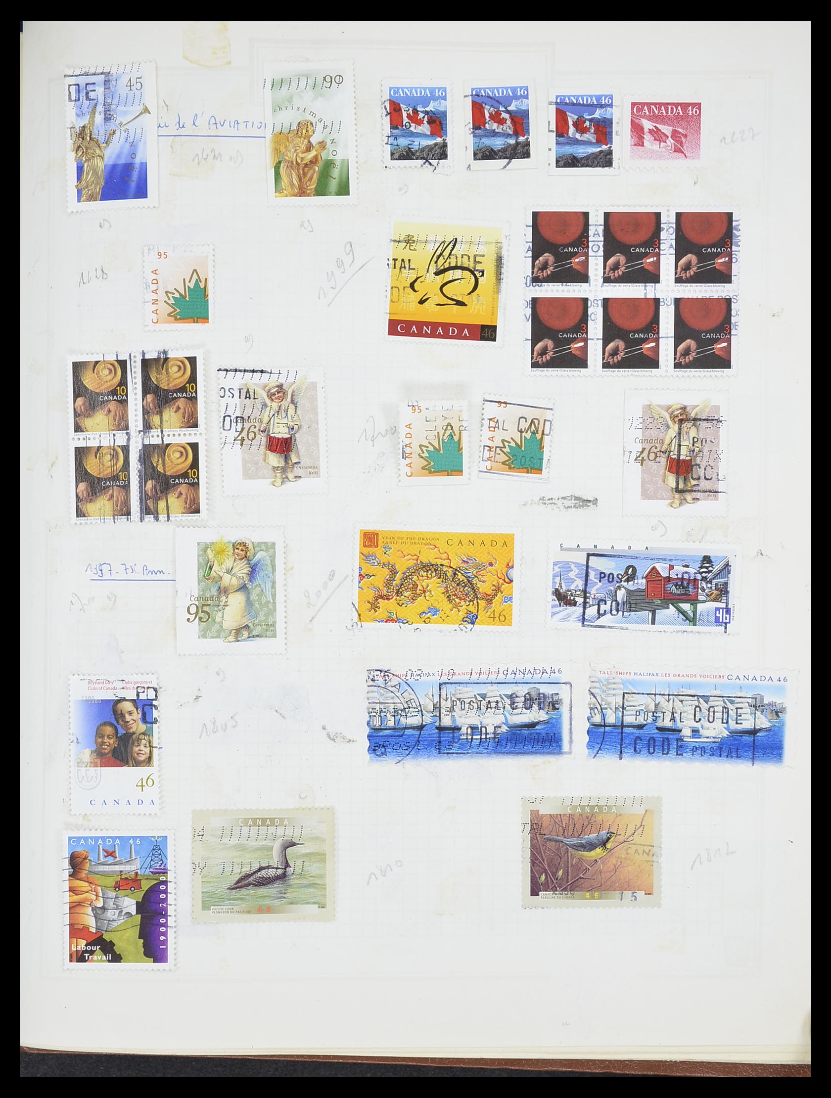33527 801 - Postzegelverzameling 33527 Wereld 1880-1960.