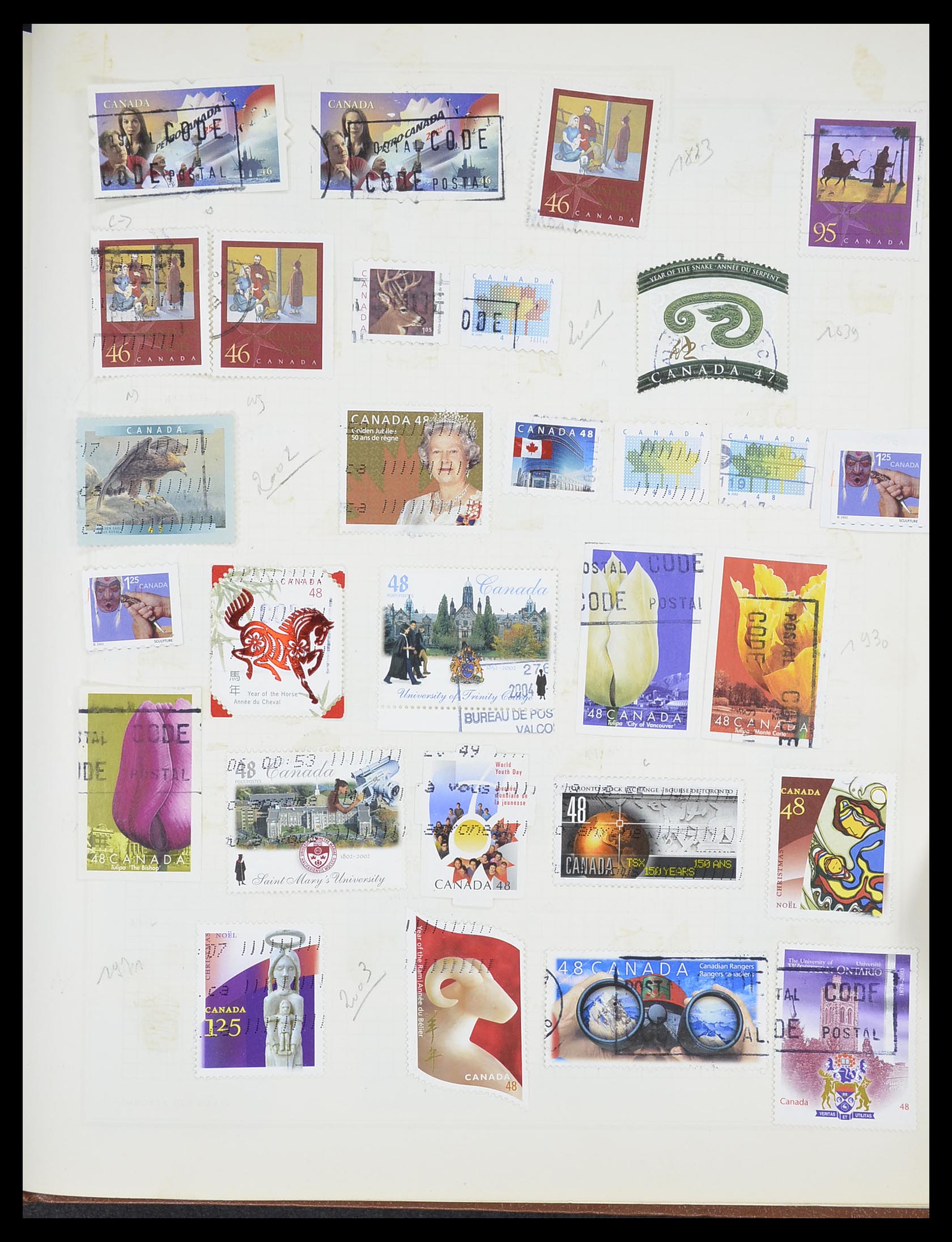 33527 802 - Postzegelverzameling 33527 Wereld 1880-1960.