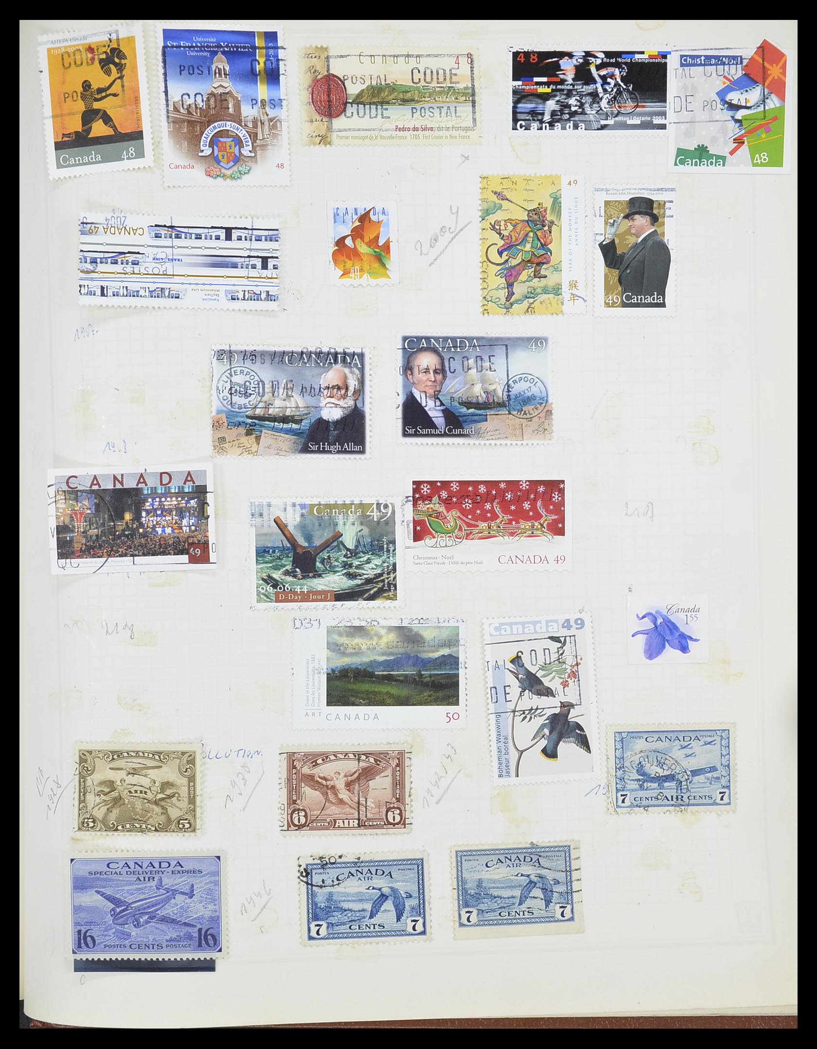 33527 803 - Postzegelverzameling 33527 Wereld 1880-1960.