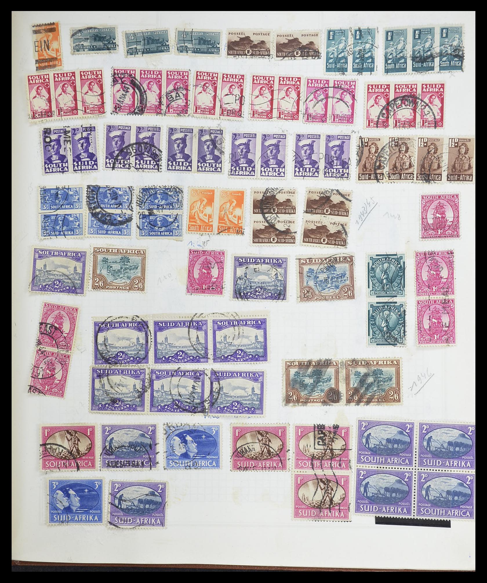 33527 810 - Postzegelverzameling 33527 Wereld 1880-1960.