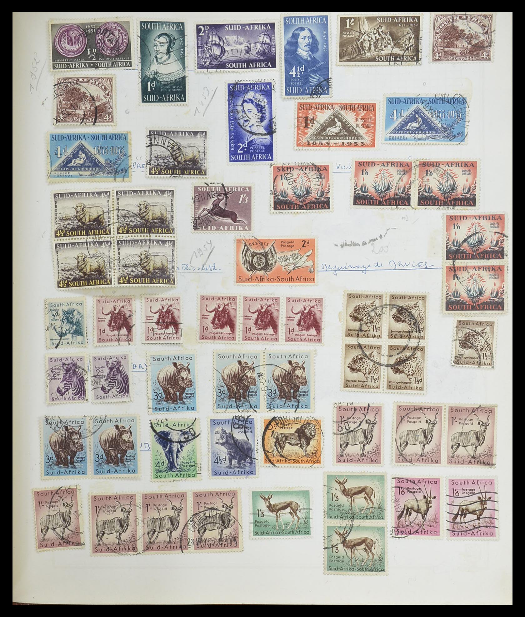 33527 812 - Postzegelverzameling 33527 Wereld 1880-1960.