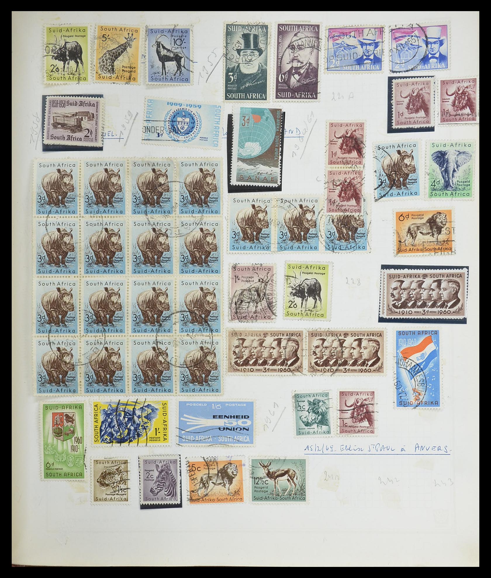 33527 813 - Postzegelverzameling 33527 Wereld 1880-1960.