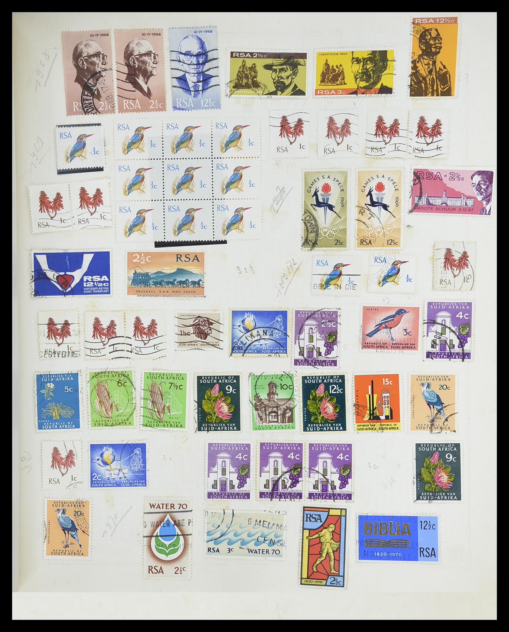 33527 818 - Postzegelverzameling 33527 Wereld 1880-1960.