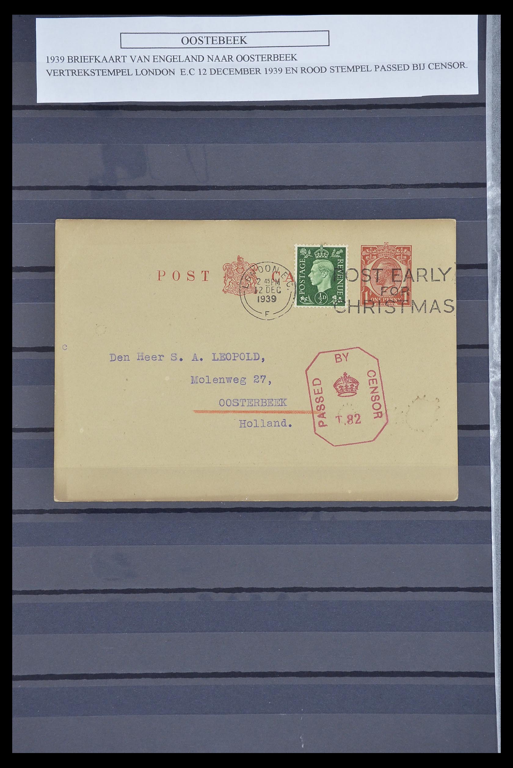 33529 018 - Stamp collection 33529 Netherlands covers 1st and 2nd world war.