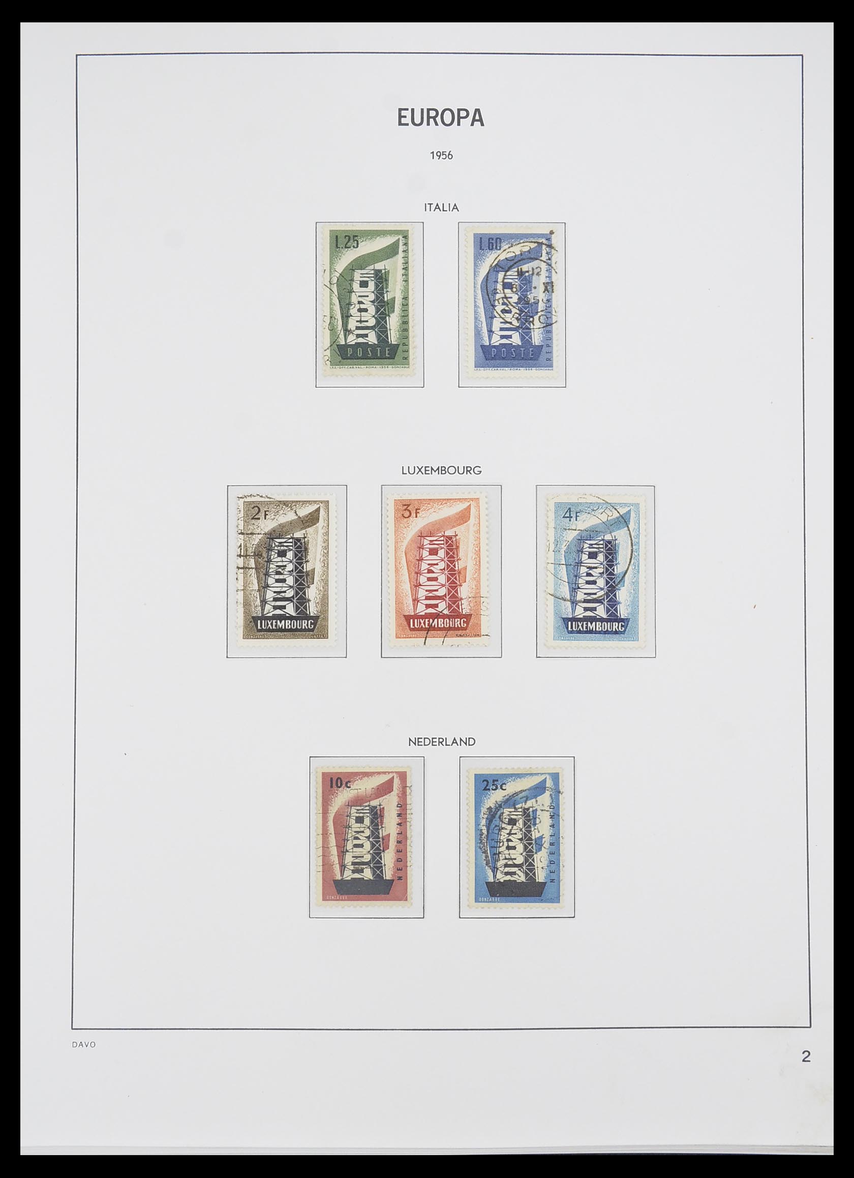 33530 002 - Postzegelverzameling 33530 Europa CEPT 1949-2013.