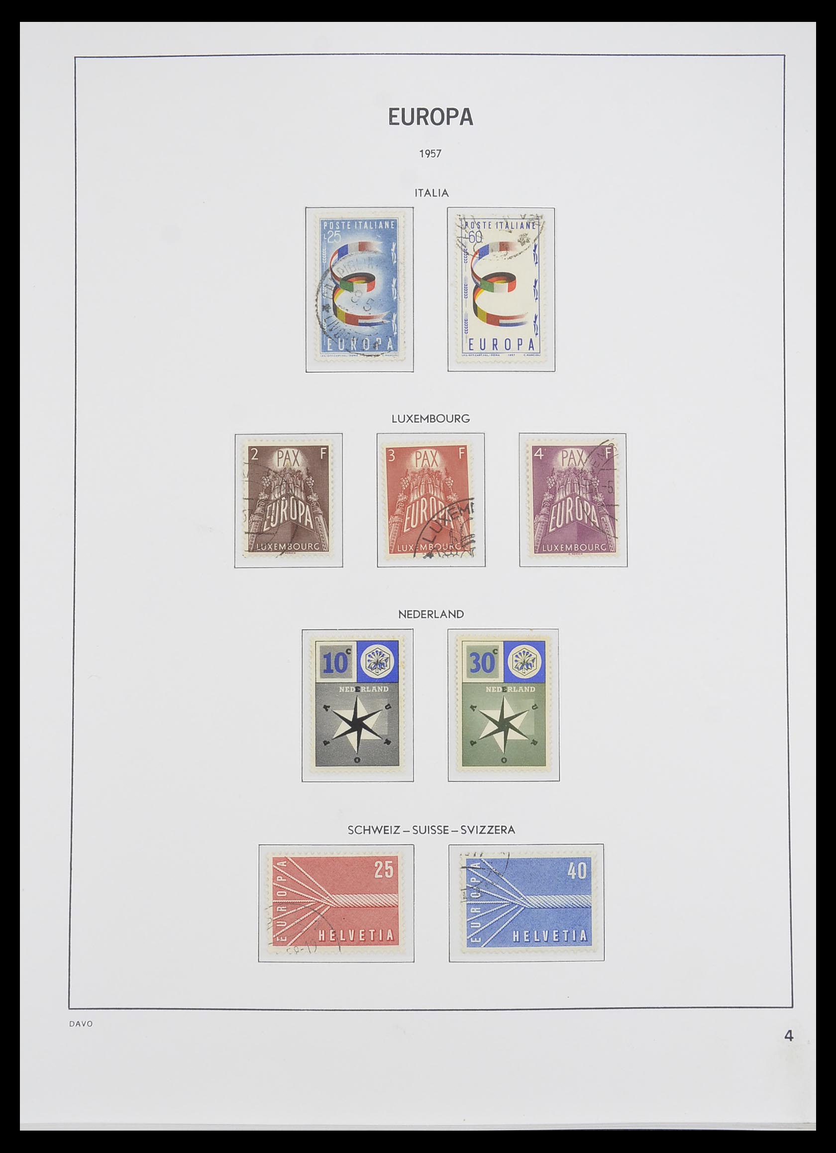 33530 004 - Postzegelverzameling 33530 Europa CEPT 1949-2013.