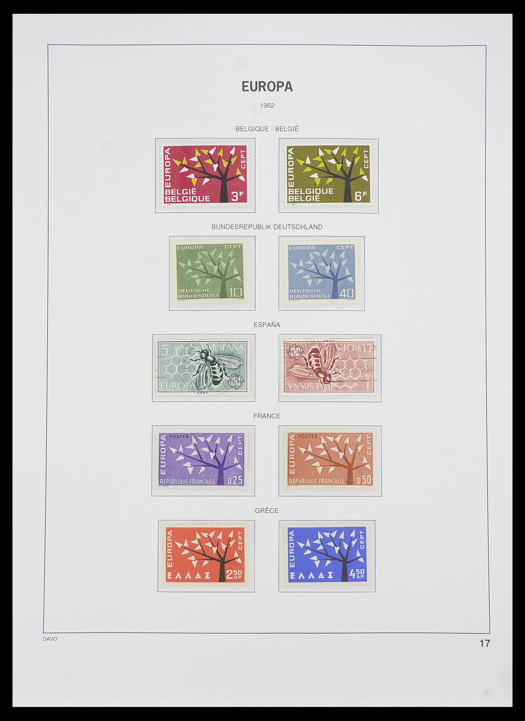33530 017 - Postzegelverzameling 33530 Europa CEPT 1949-2013.