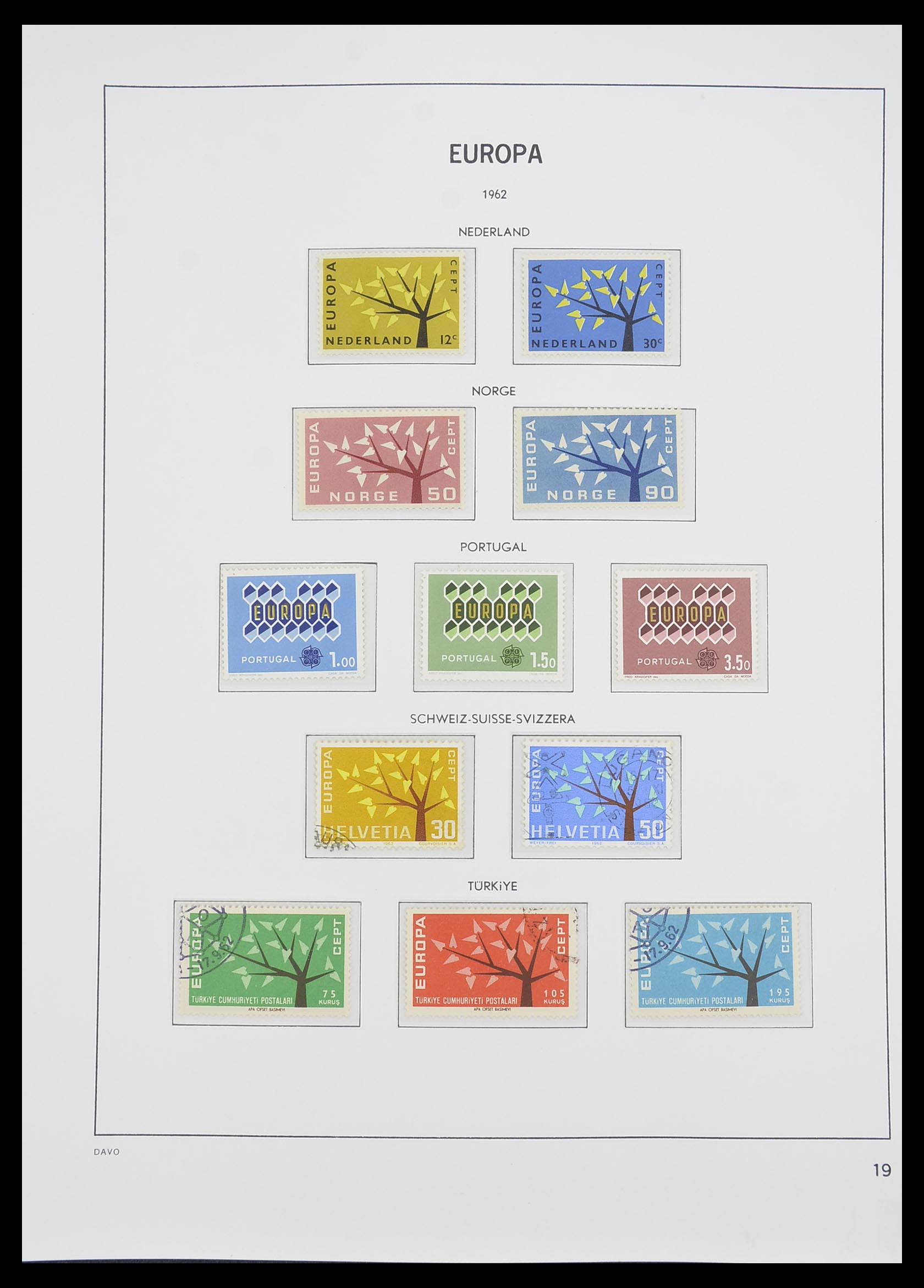 33530 019 - Postzegelverzameling 33530 Europa CEPT 1949-2013.