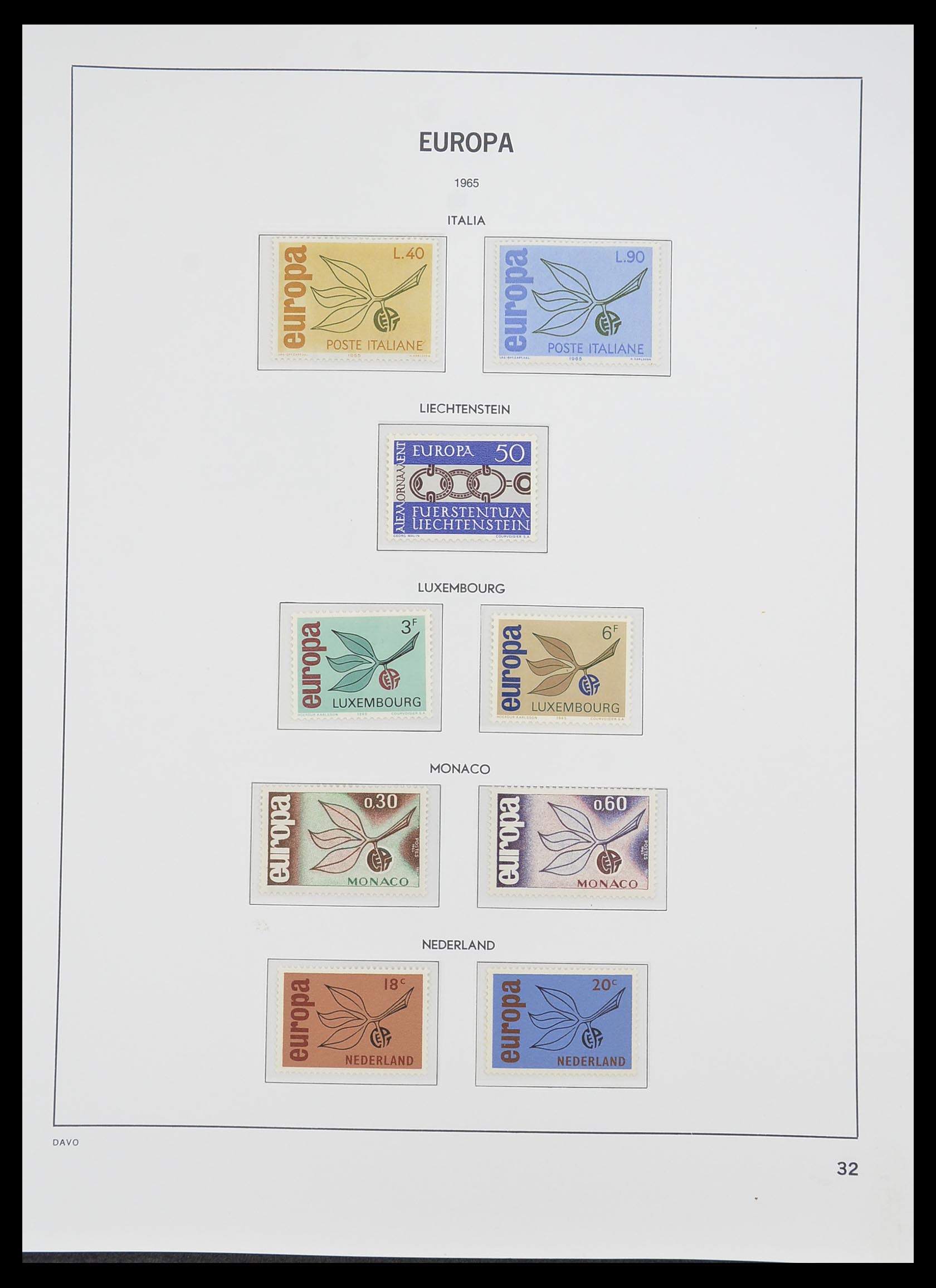 33530 032 - Postzegelverzameling 33530 Europa CEPT 1949-2013.