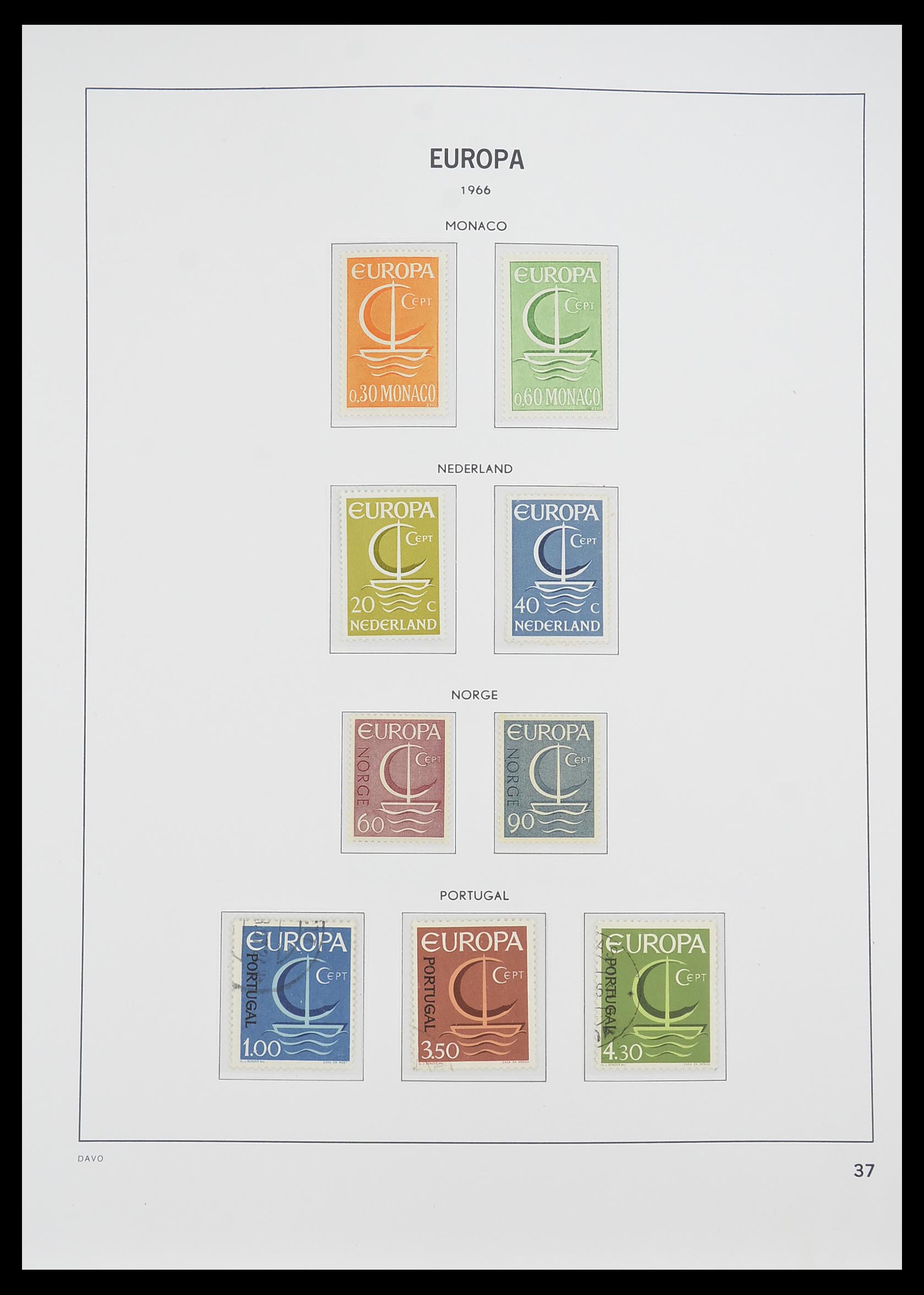 33530 037 - Postzegelverzameling 33530 Europa CEPT 1949-2013.