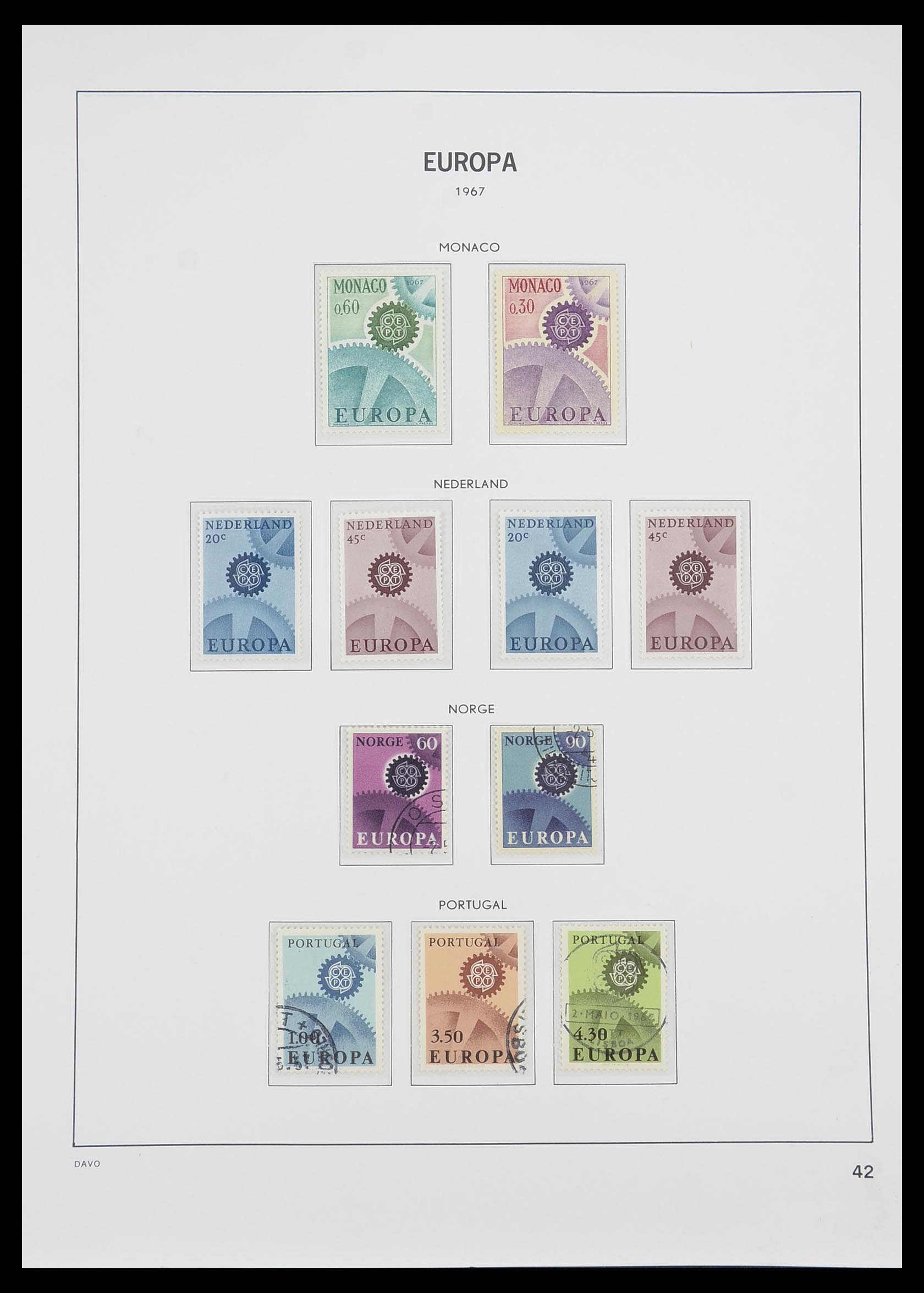 33530 042 - Postzegelverzameling 33530 Europa CEPT 1949-2013.