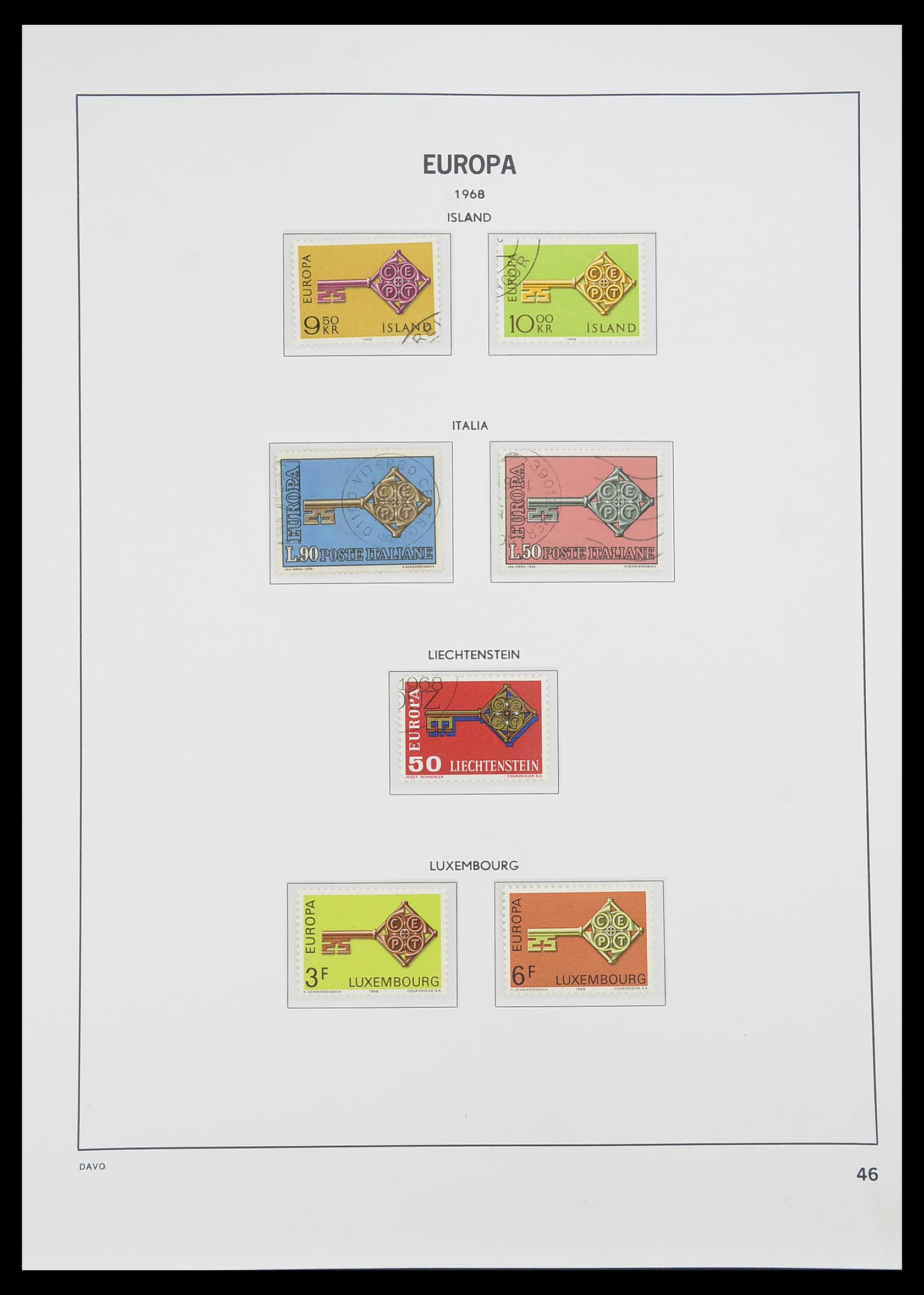 33530 046 - Postzegelverzameling 33530 Europa CEPT 1949-2013.