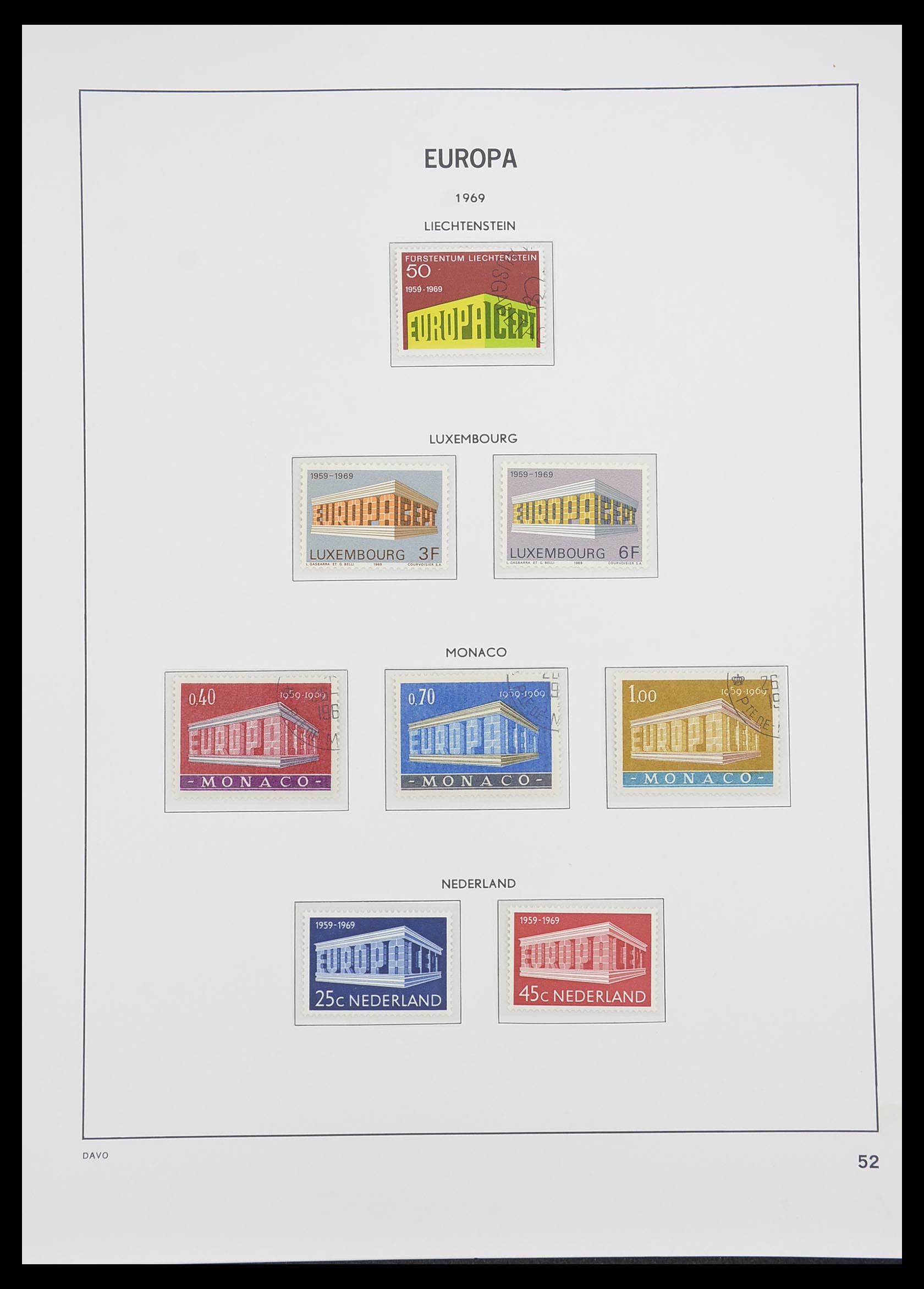 33530 052 - Postzegelverzameling 33530 Europa CEPT 1949-2013.