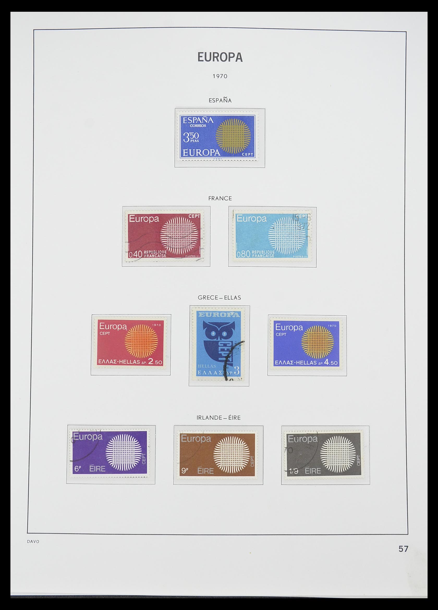 33530 056 - Postzegelverzameling 33530 Europa CEPT 1949-2013.