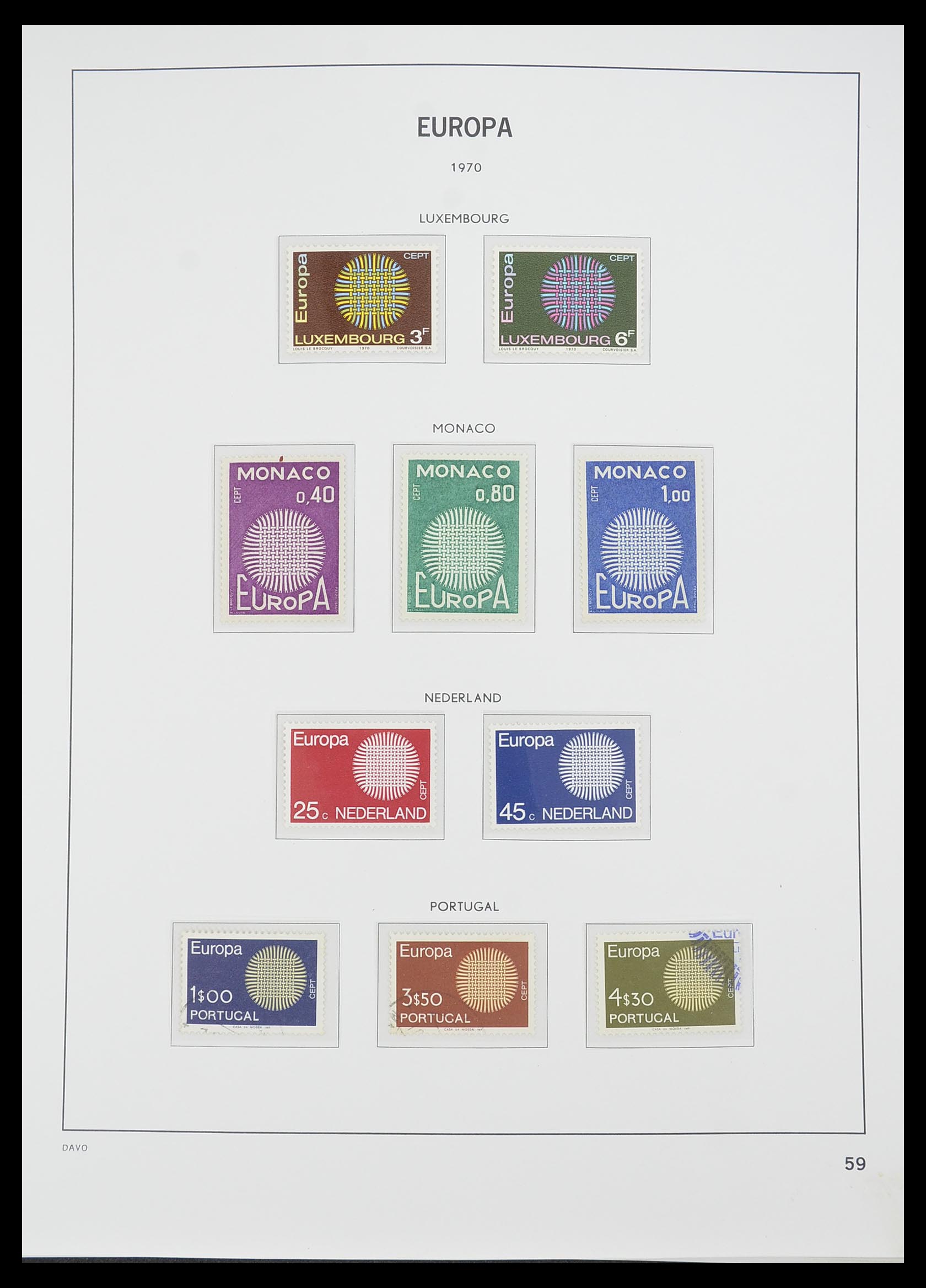 33530 058 - Postzegelverzameling 33530 Europa CEPT 1949-2013.