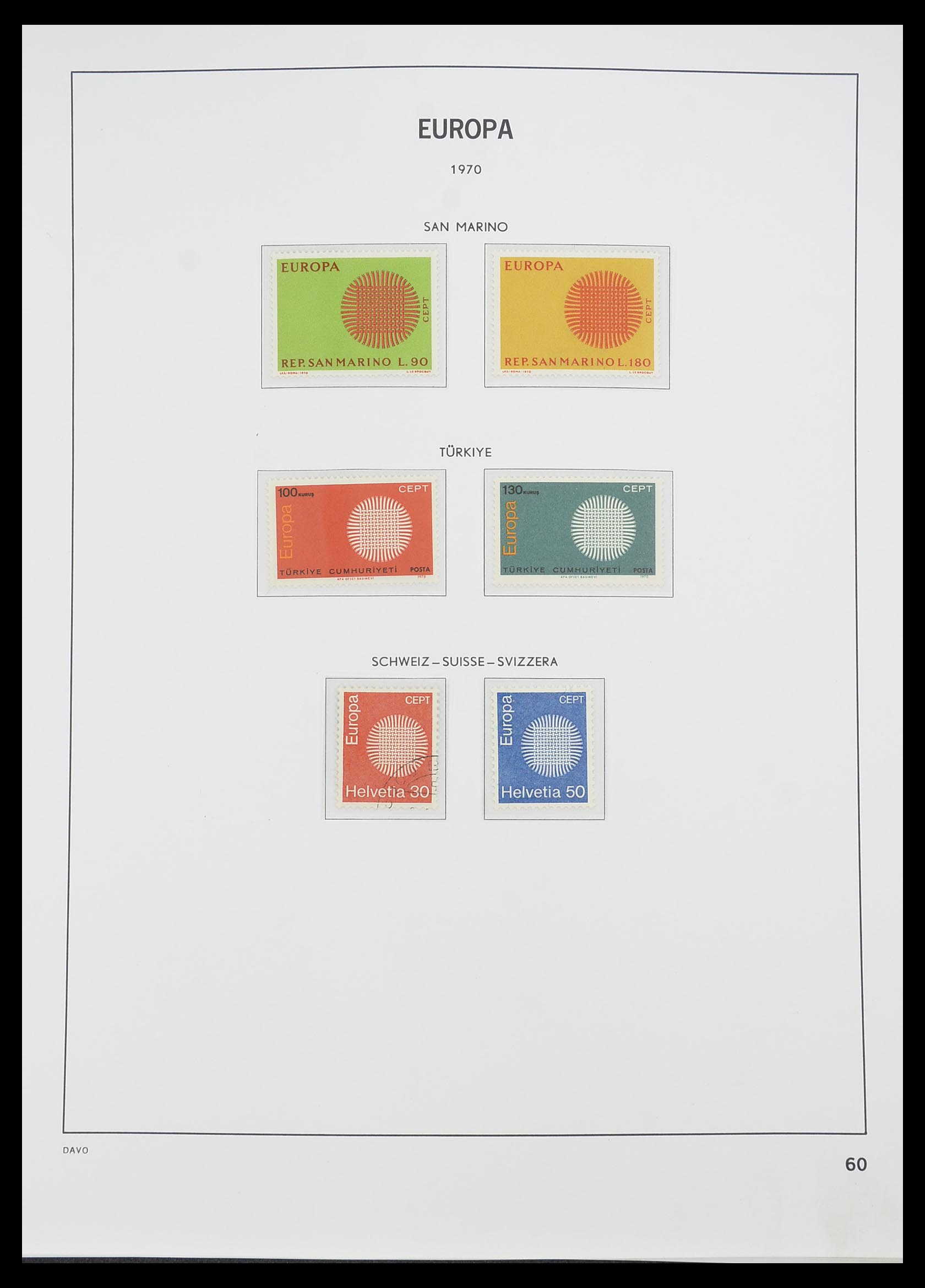 33530 059 - Postzegelverzameling 33530 Europa CEPT 1949-2013.