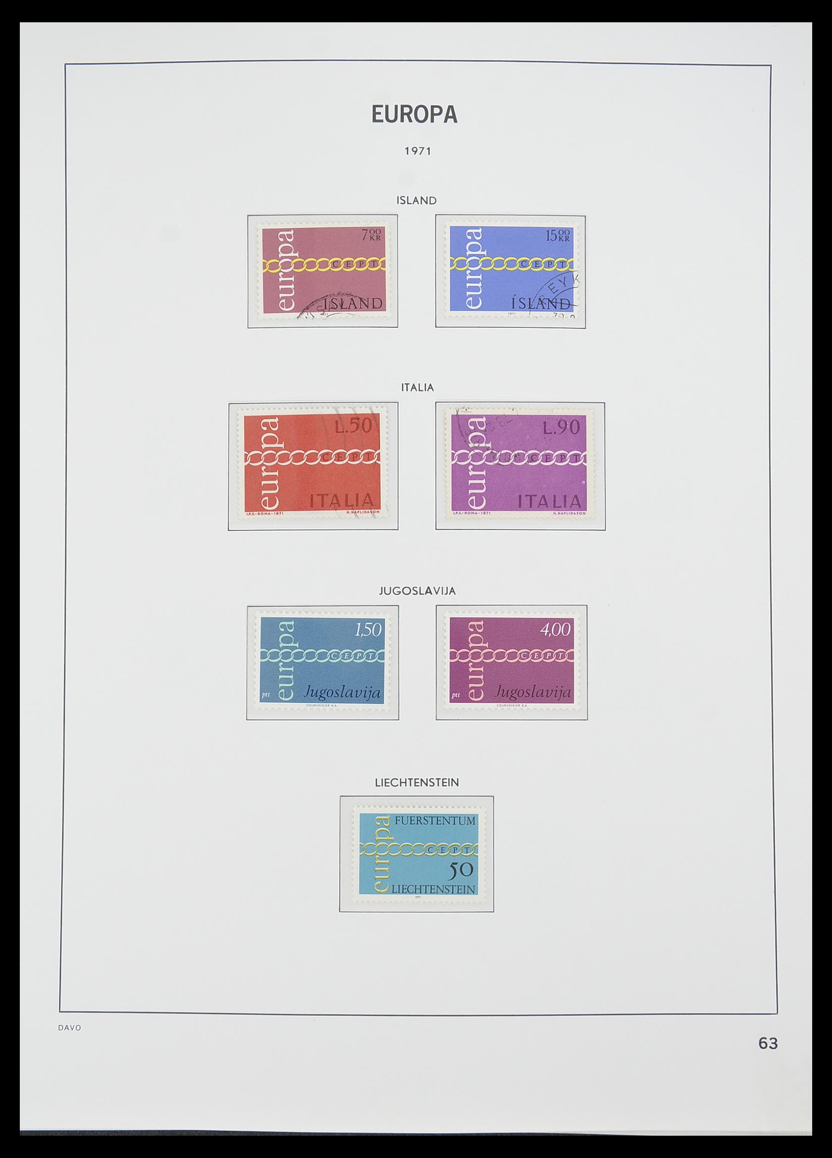 33530 062 - Stamp collection 33530 Europa CEPT 1949-2013.