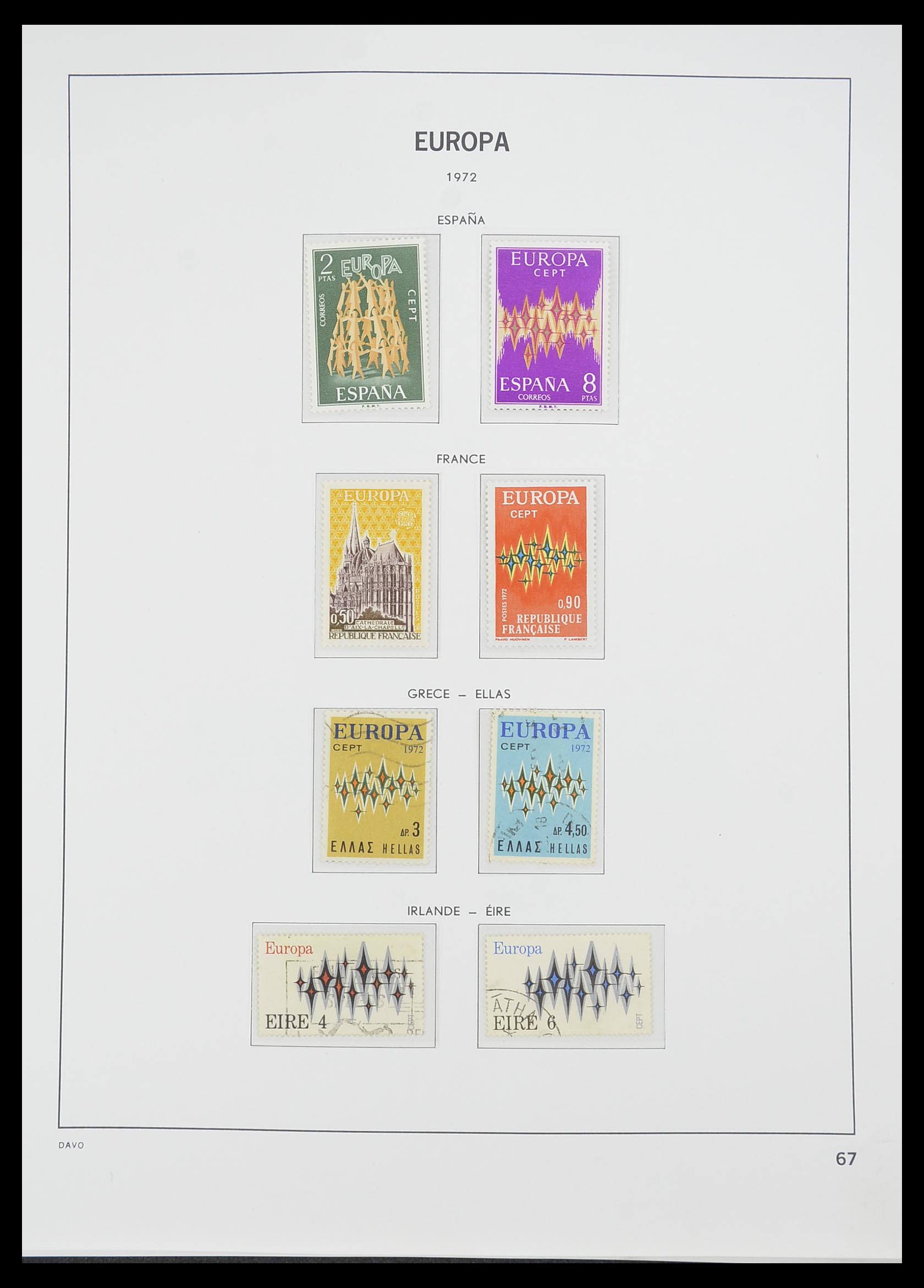 33530 066 - Postzegelverzameling 33530 Europa CEPT 1949-2013.