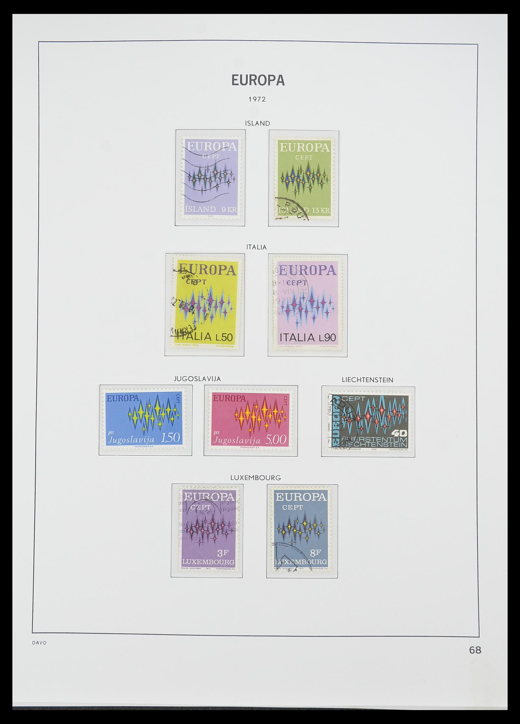 33530 067 - Postzegelverzameling 33530 Europa CEPT 1949-2013.