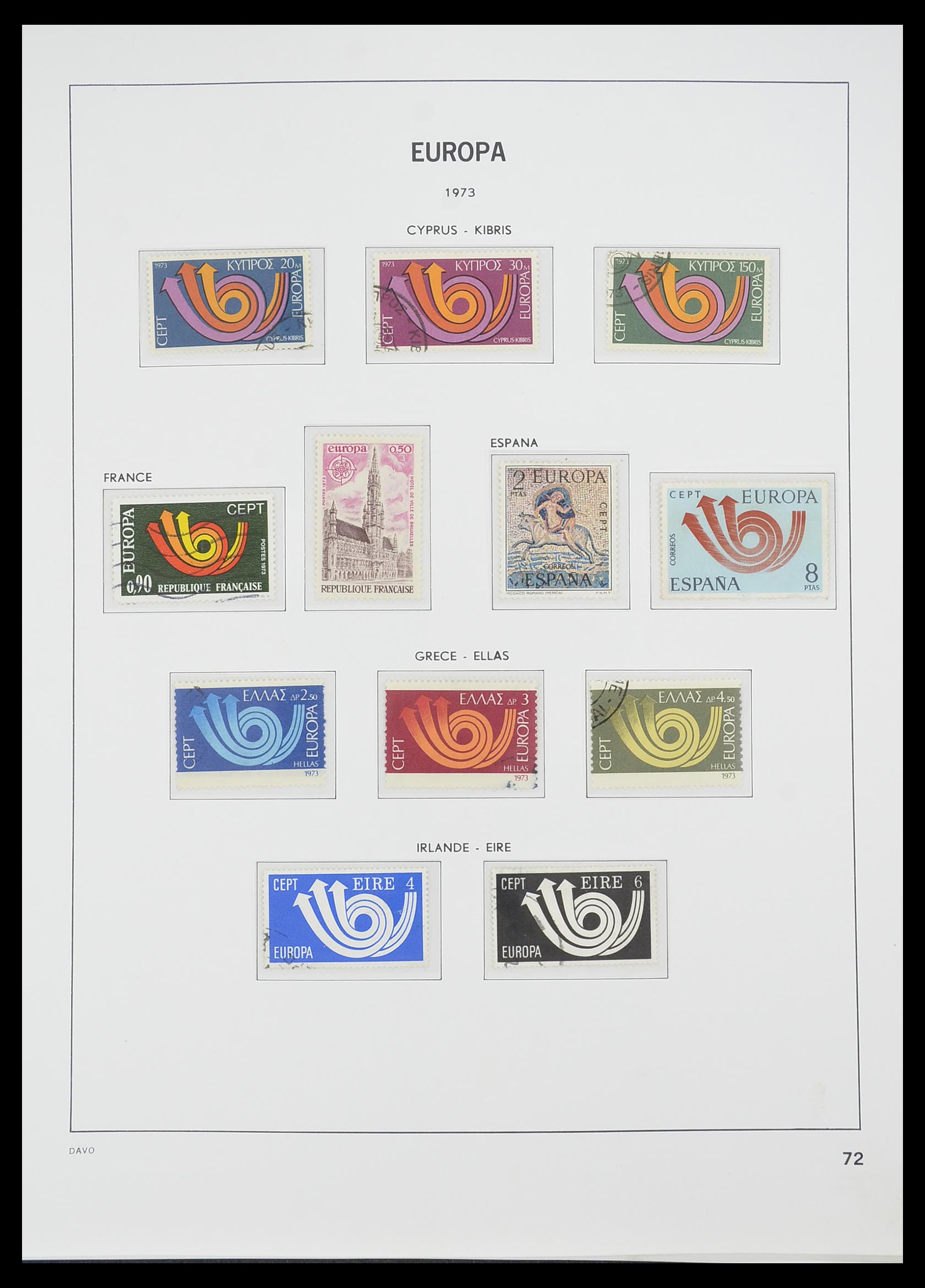 33530 071 - Postzegelverzameling 33530 Europa CEPT 1949-2013.