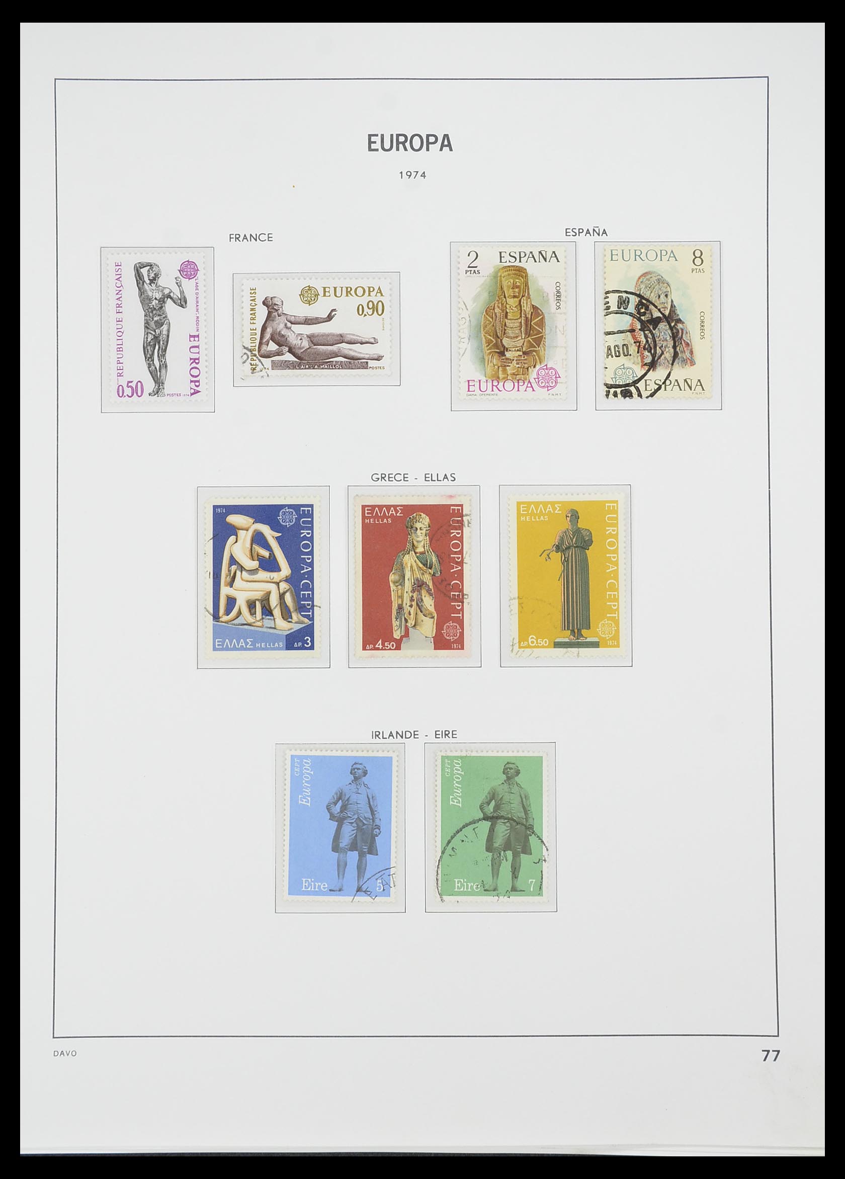 33530 076 - Postzegelverzameling 33530 Europa CEPT 1949-2013.