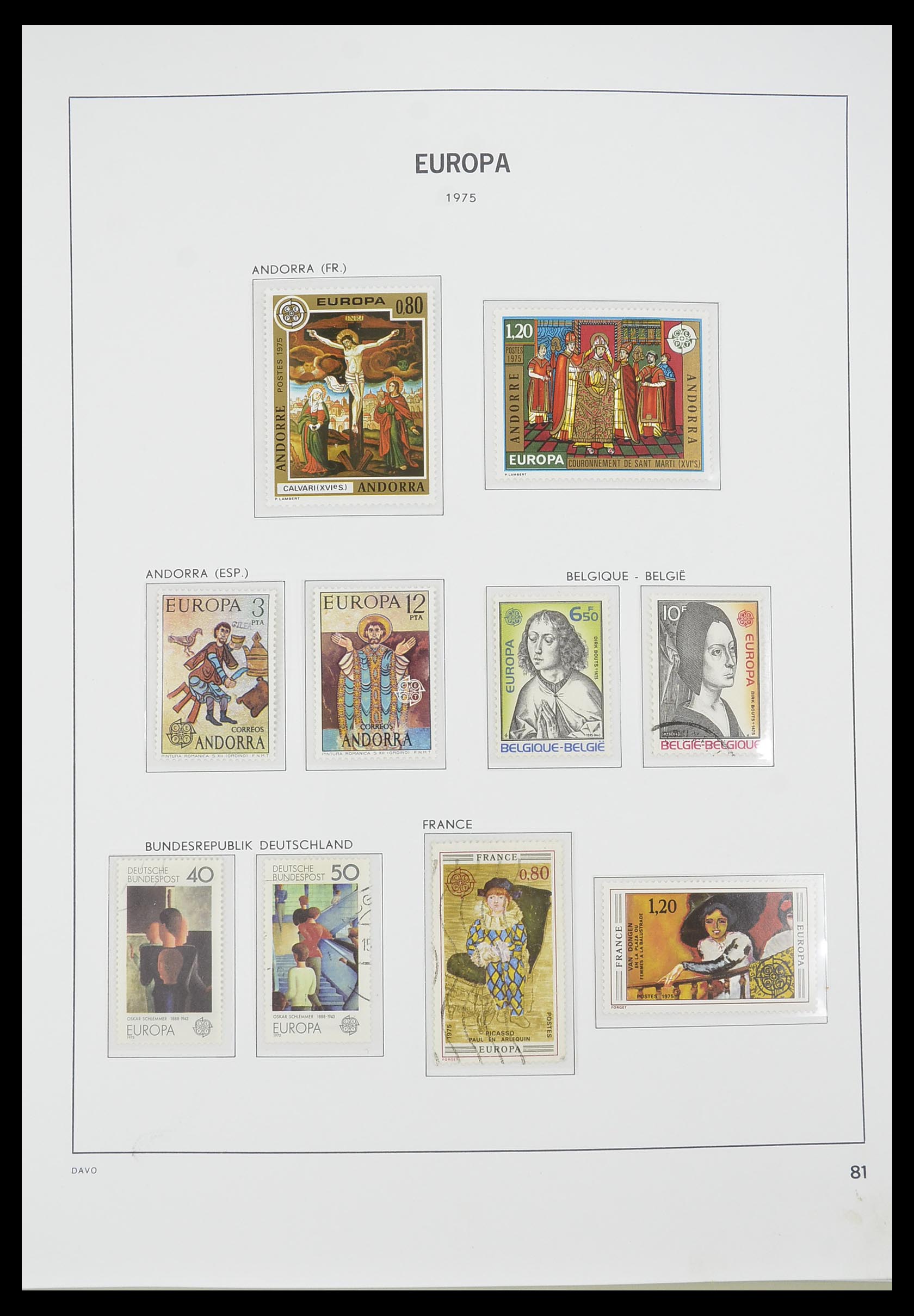 33530 080 - Postzegelverzameling 33530 Europa CEPT 1949-2013.