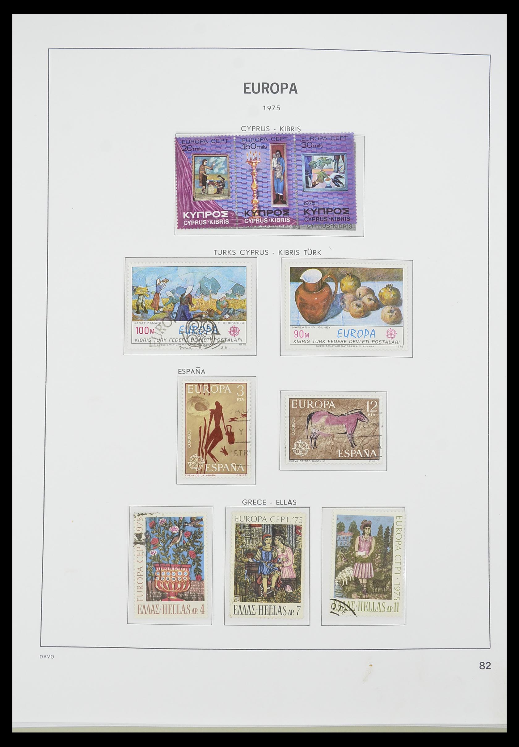 33530 081 - Postzegelverzameling 33530 Europa CEPT 1949-2013.