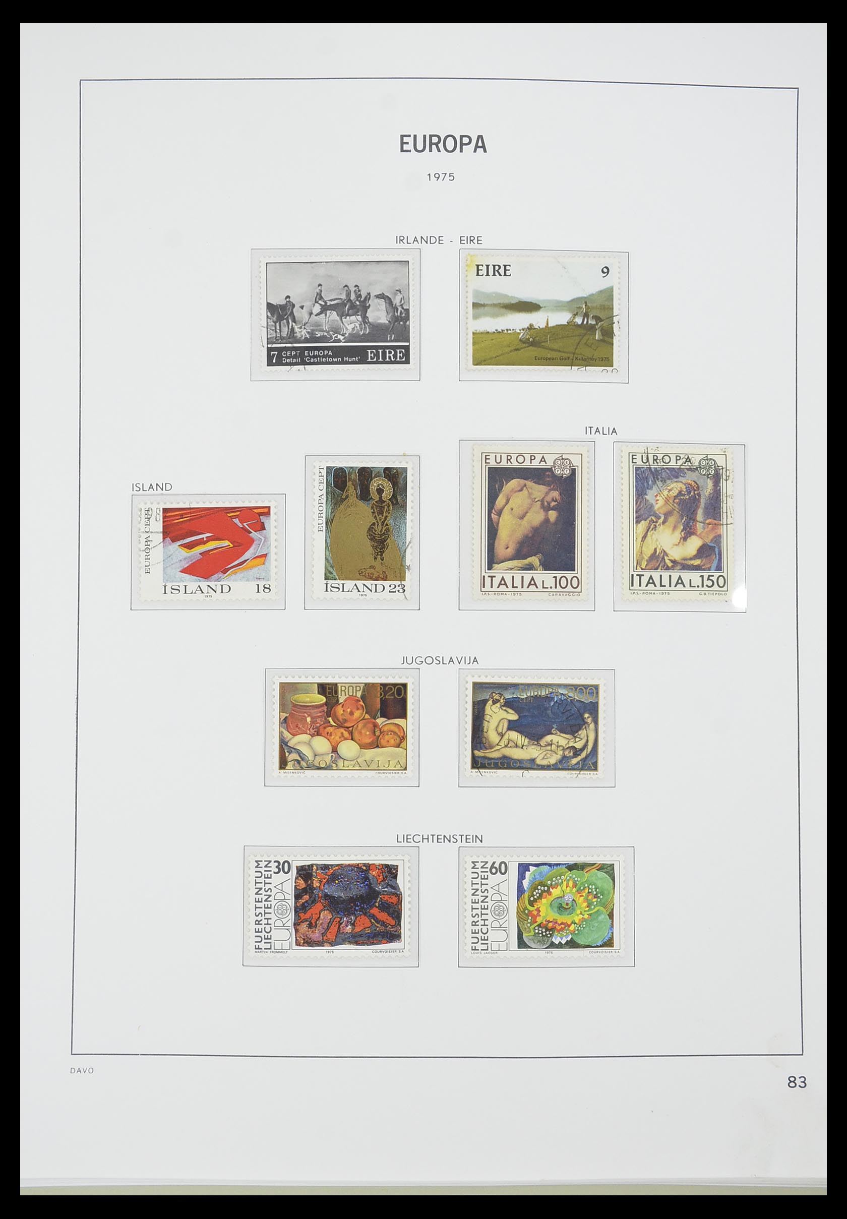 33530 082 - Postzegelverzameling 33530 Europa CEPT 1949-2013.