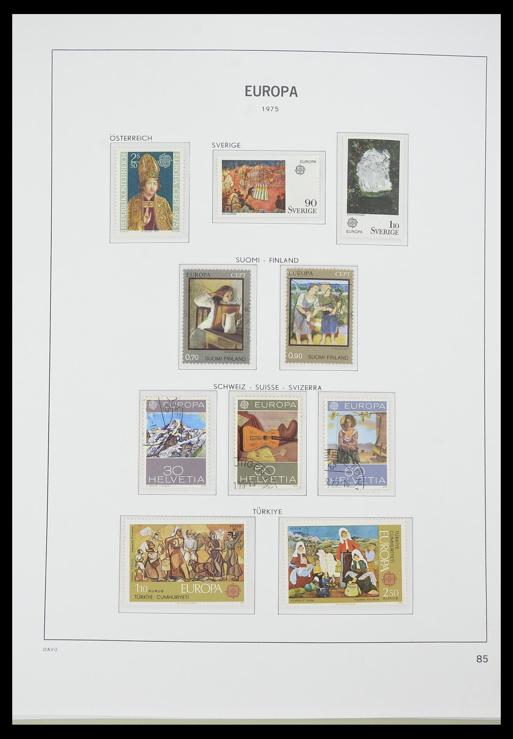 33530 084 - Postzegelverzameling 33530 Europa CEPT 1949-2013.