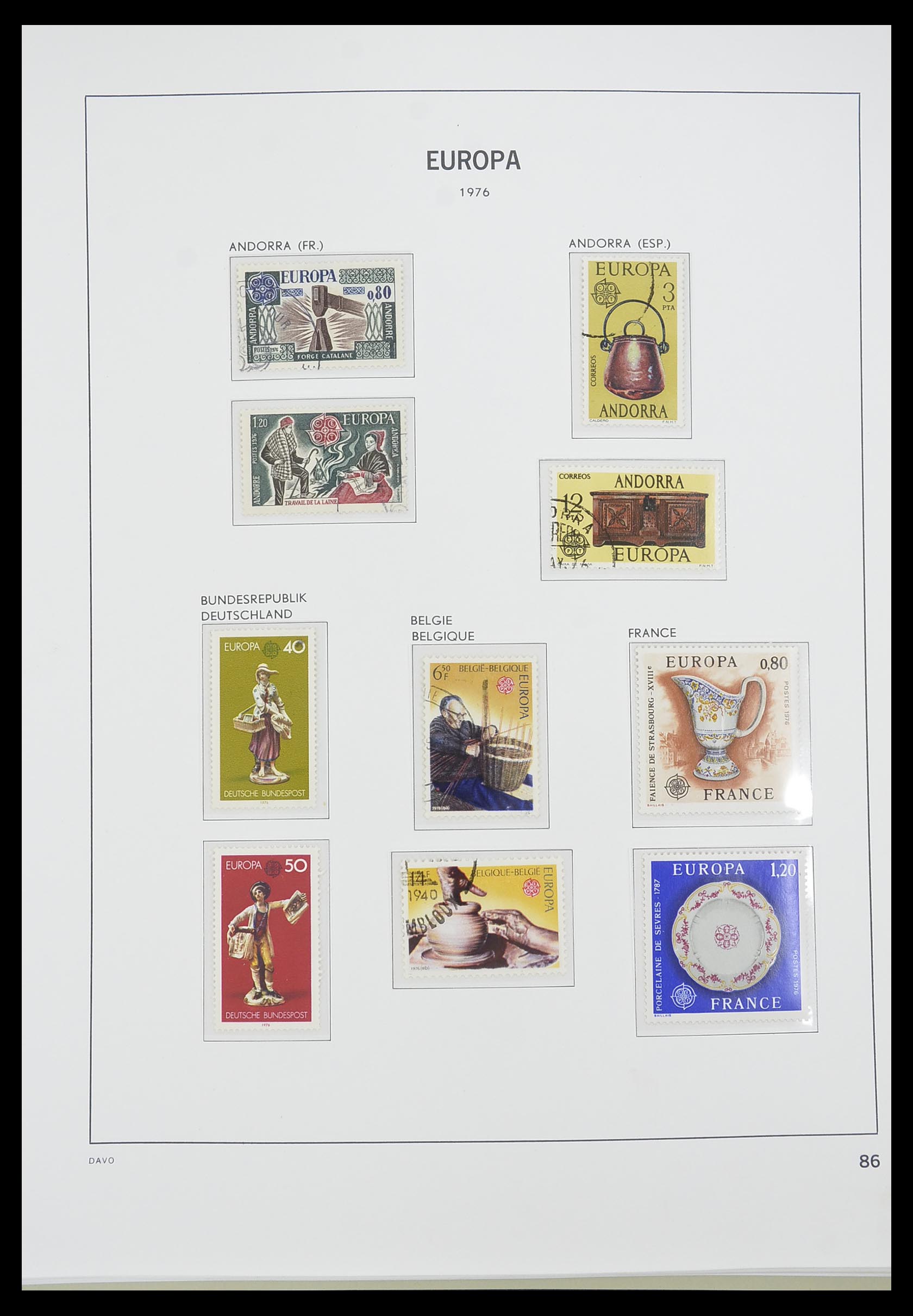 33530 086 - Postzegelverzameling 33530 Europa CEPT 1949-2013.